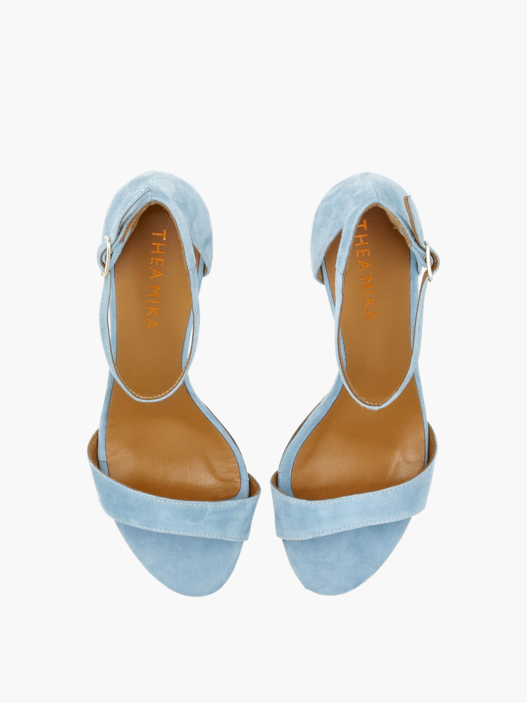Riemchen-Sandalen turchese 70 mm, Bekleidung, Schuhwerk, Schuh, Sandale, Hoher Absatz
