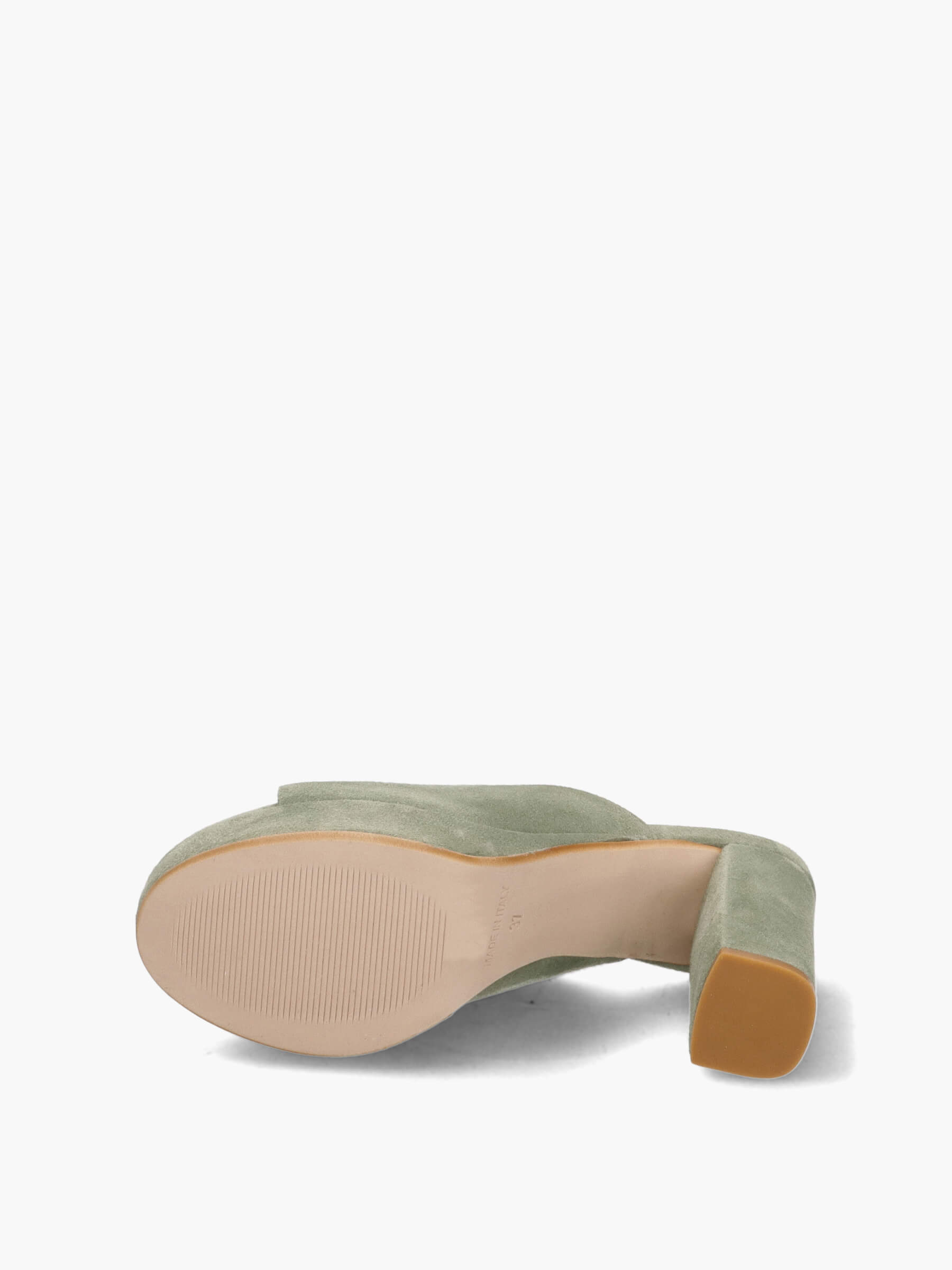 Clogs grün 100 mm, Bekleidung, Schuhwerk, Schuh, Wildleder
