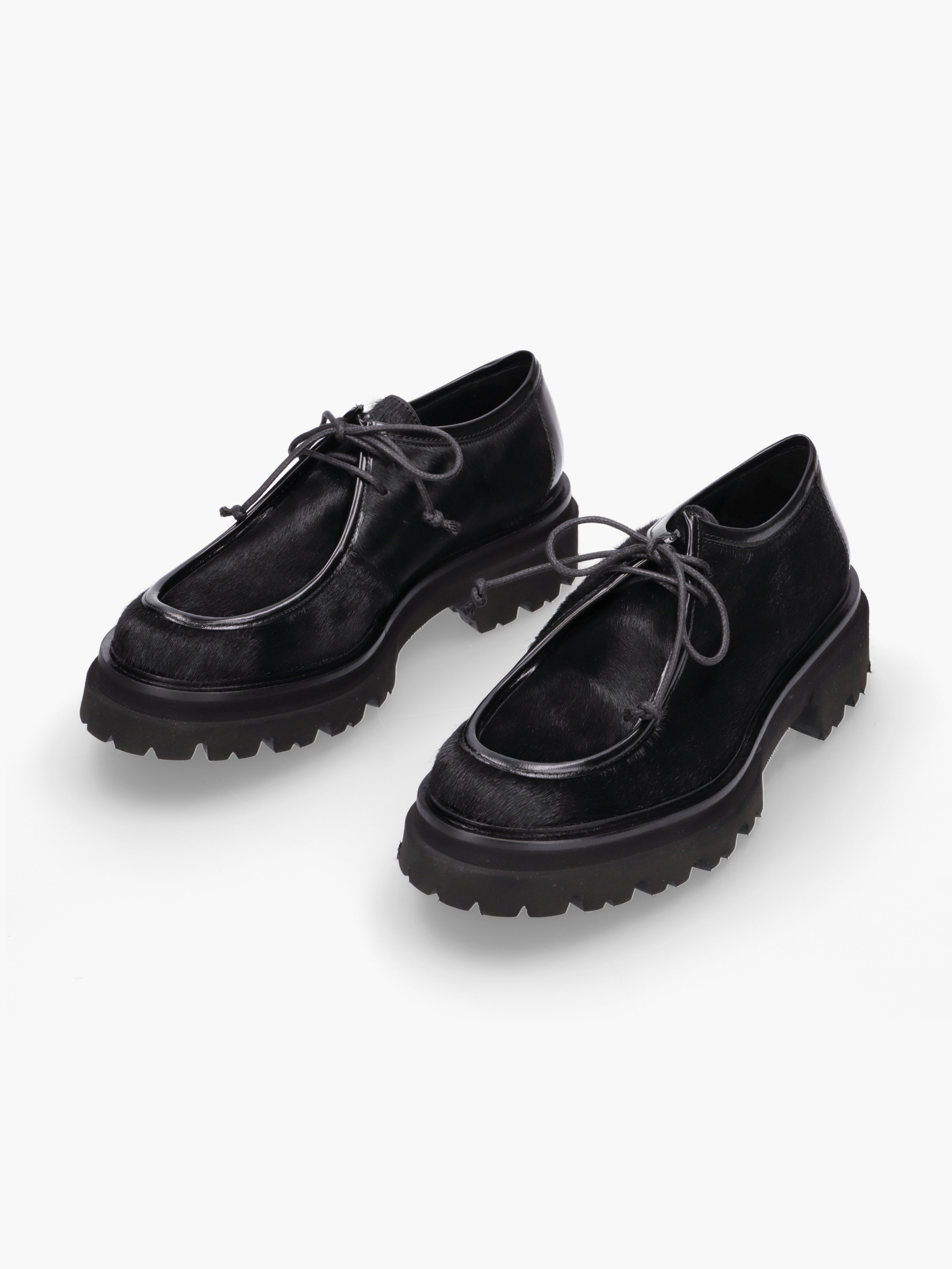 CHIEKO Kuhfell Schwarz, Bekleidung, Schuhwerk, Schuh, Sneaker, Wildleder