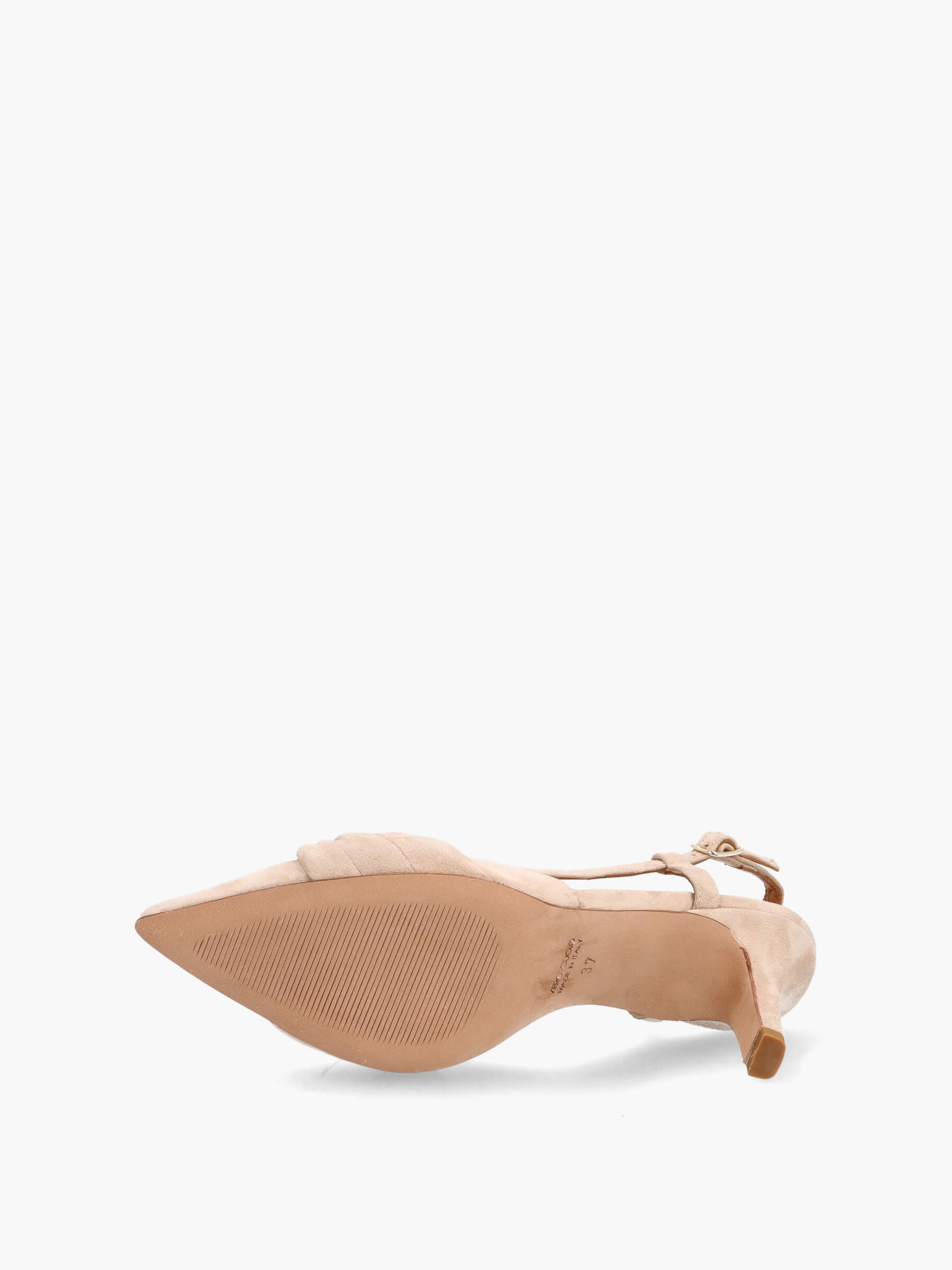 Slingpumps ecru 70 mm, Bekleidung, Schuhwerk, Schuh, Sandale, Hoher Absatz