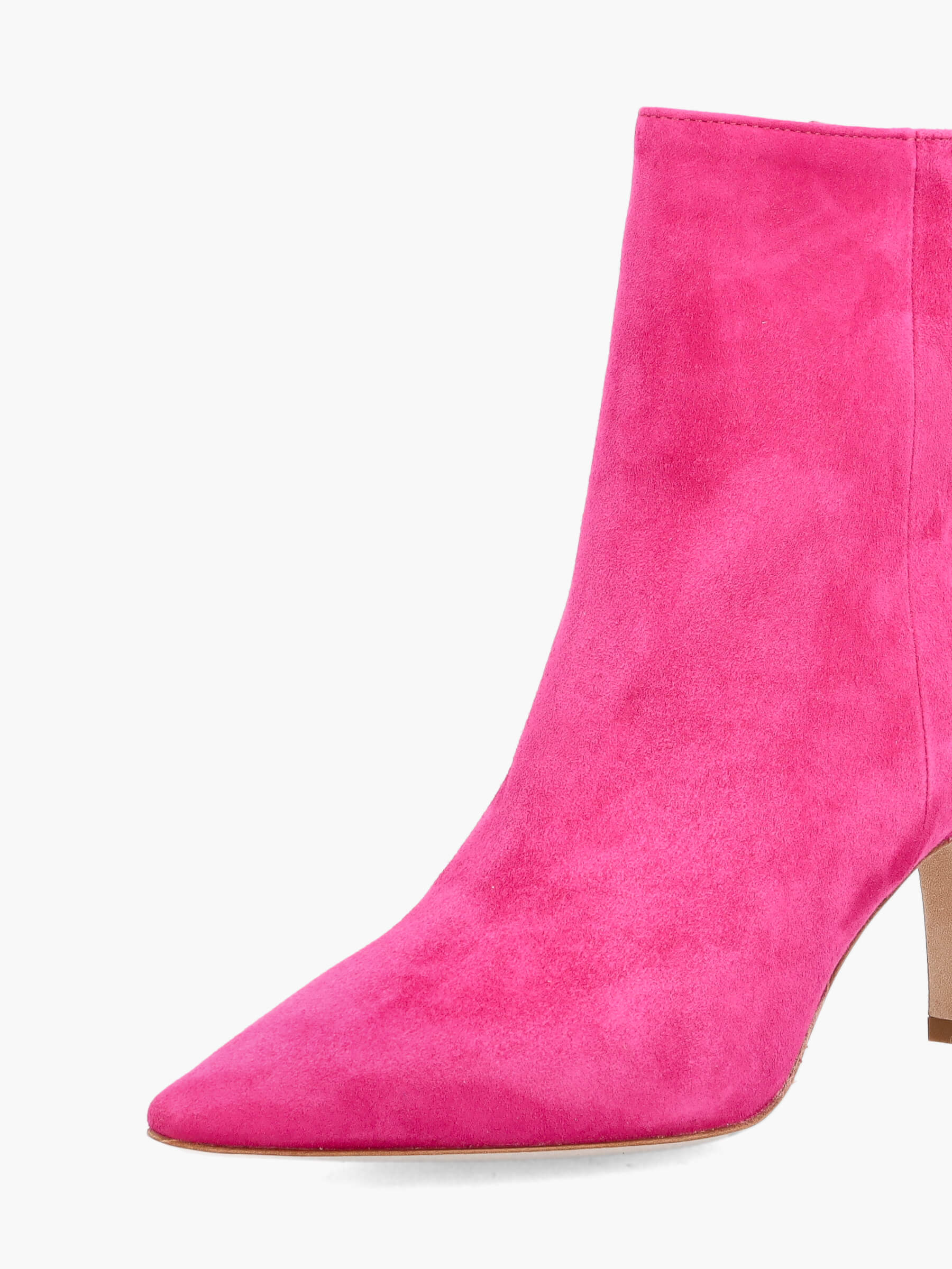 Stiefeletten fuxia 70 mm, Bekleidung, Schuhwerk, Hoher Absatz, Schuh, Wildleder