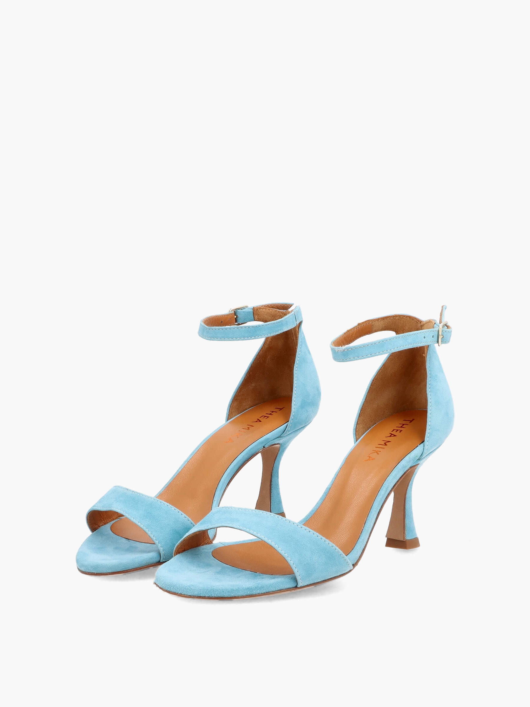 Riemchen-Sandalen turchese 70 mm, Bekleidung, Schuhwerk, Schuh, Hoher Absatz, Sandale