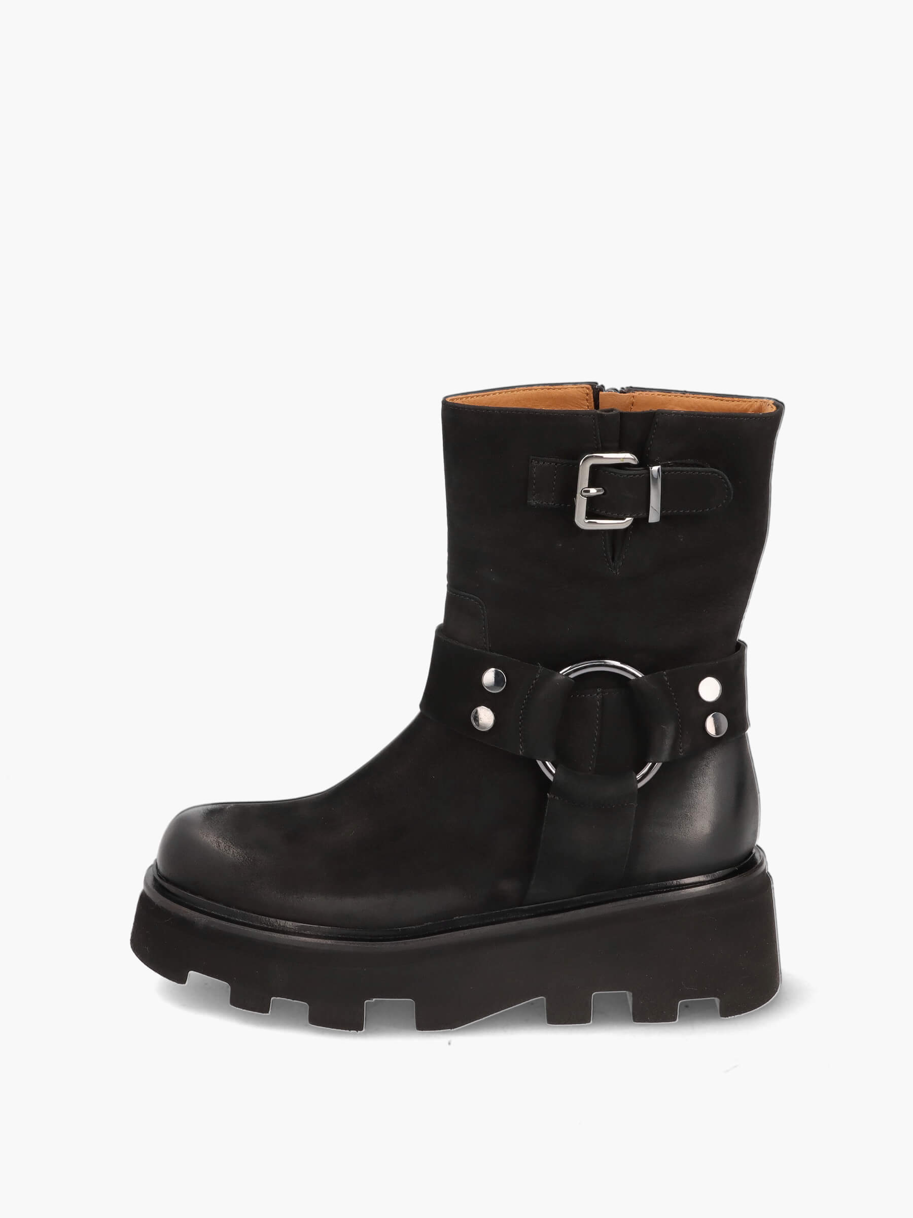 Stiefeletten-schwarz-TM7377Z-0007-0001-Thea-Mika_1_BM Stiefeletten schwarz, Bekleidung, Schuhwerk, Schuh, Stiefel