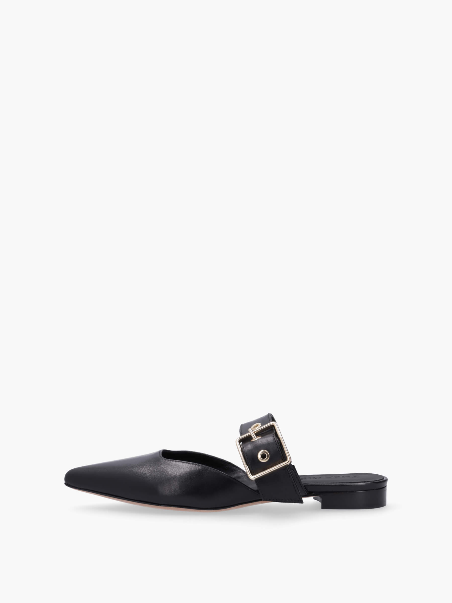 MIWA Glattleder Schwarz, Schuhwerk, Sandale, Schuh, Zubehör, Riemen