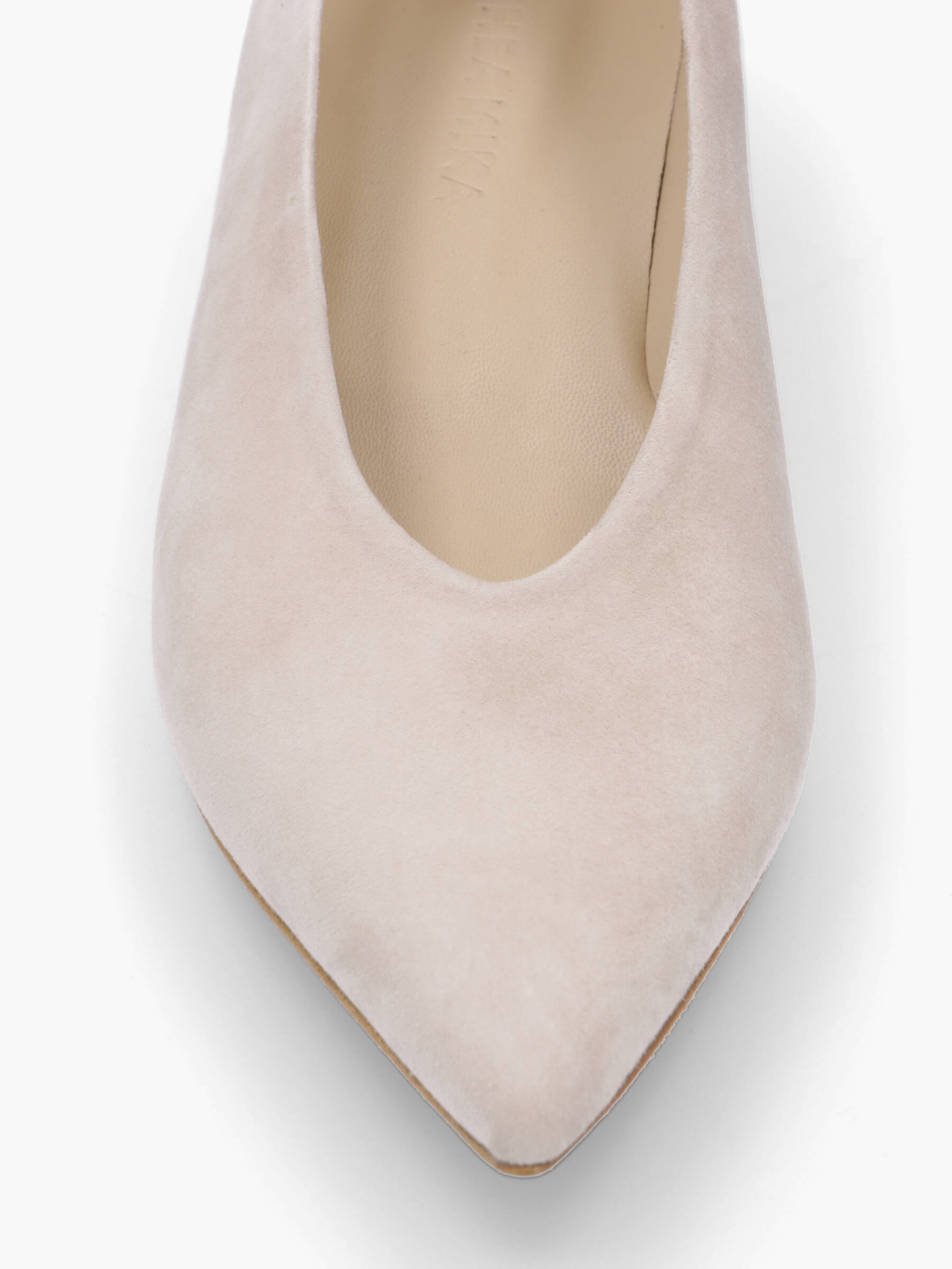 MATA Veloursleder Beige, Bekleidung, Schuhwerk, Schuh