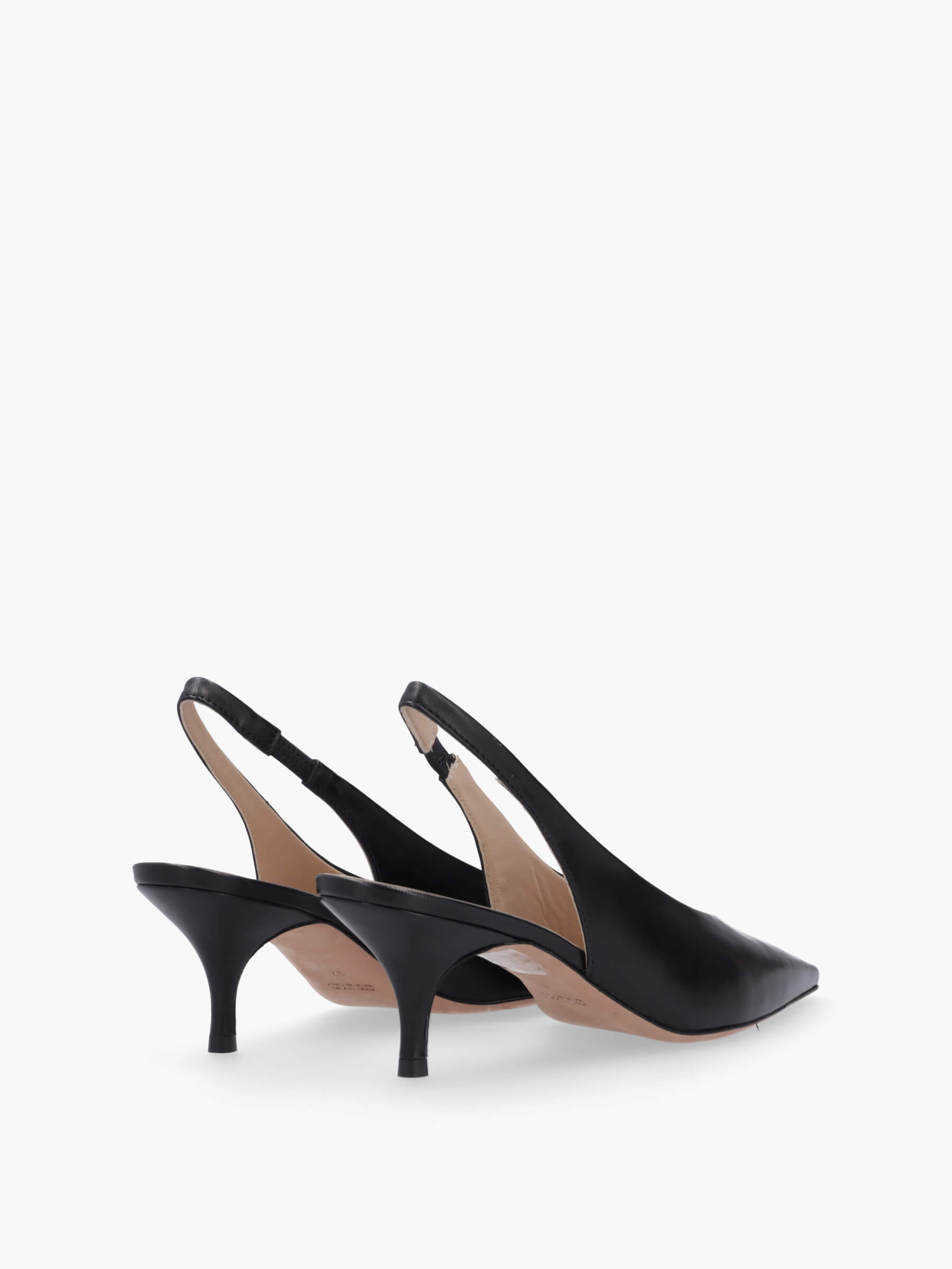 VI Glattleder Schwarz, Bekleidung, Schuhwerk, Schuh, Hoher Absatz, Sandale