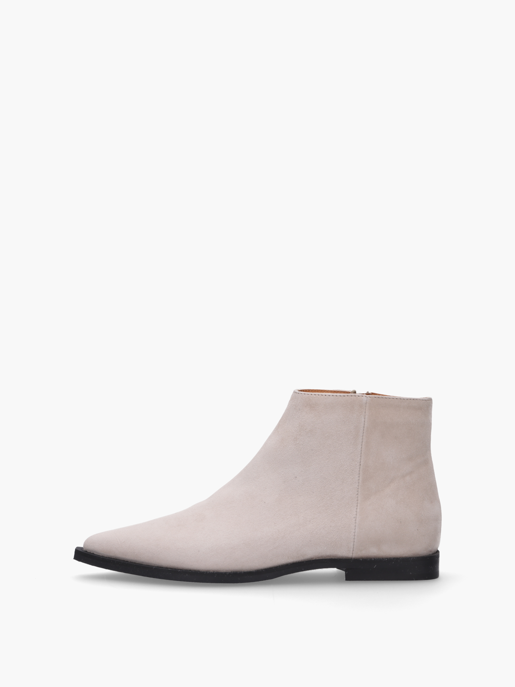 MIOKI-Veloursleder-Hellgrau-TM9140F-0010-0005-Thea-Mika_1_BM Stiefeletten Avena, Bekleidung, Schuhwerk, Schuh, Wildleder
