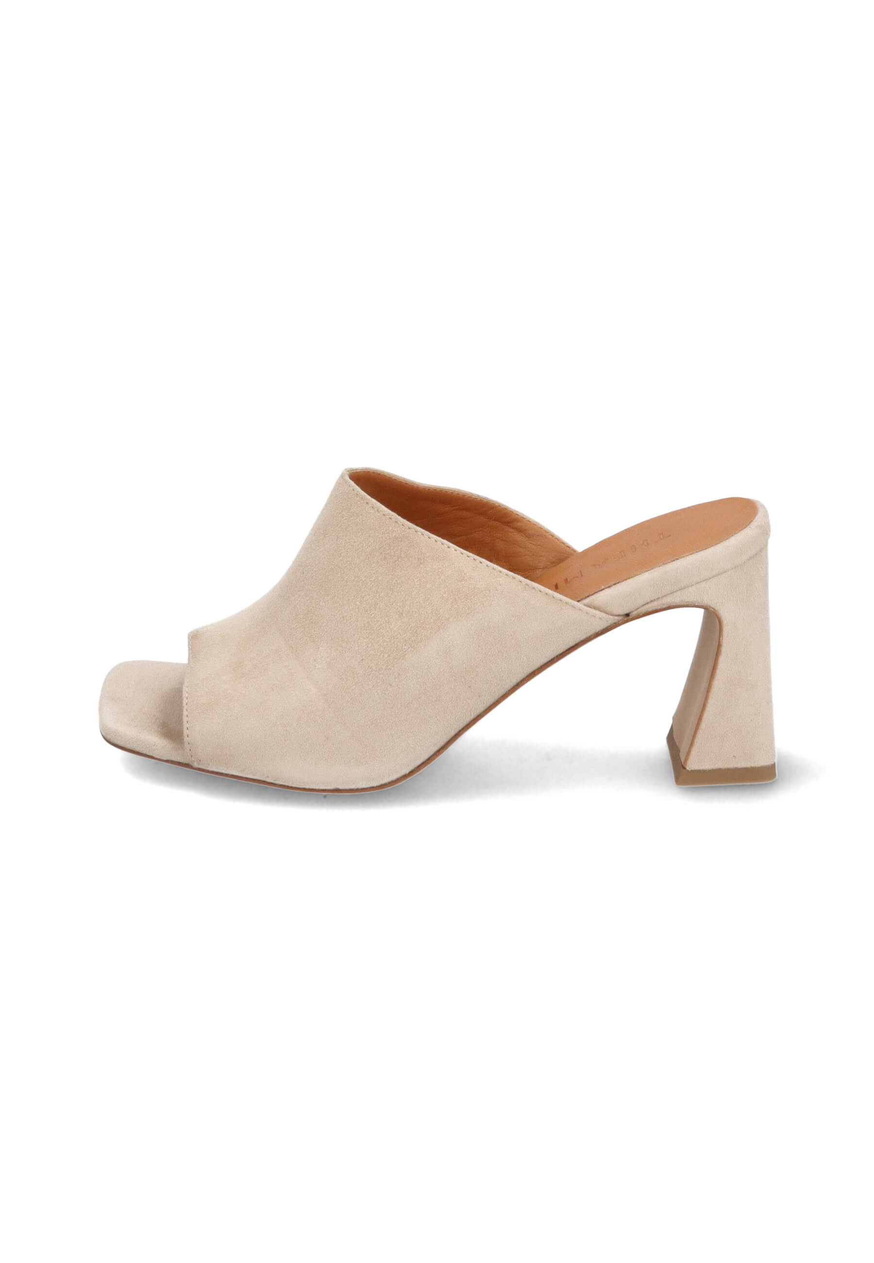 Mules beige 70 mm, Bekleidung, Schuhwerk, Schuh, Hoher Absatz, Sandale