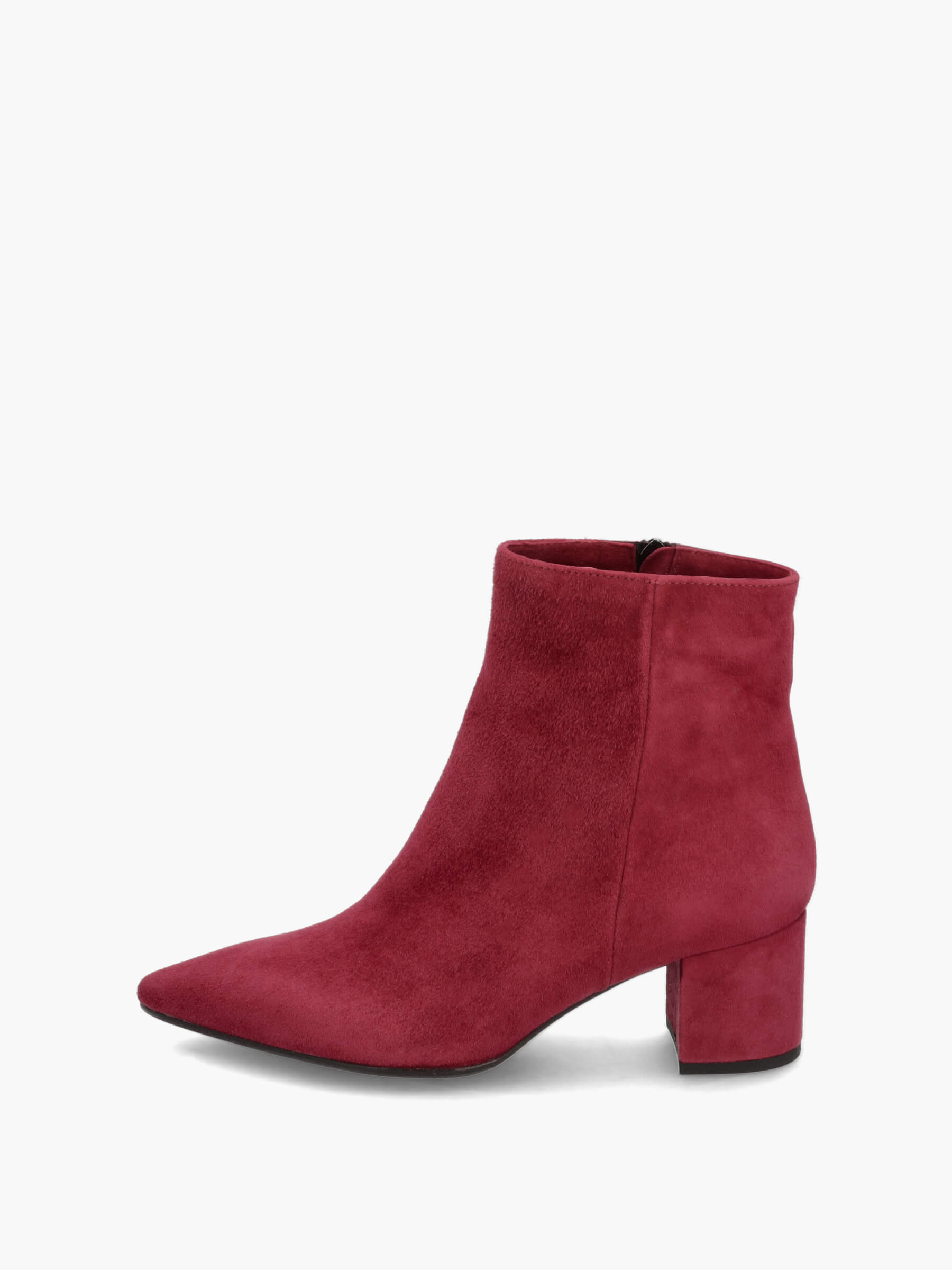 Stiefeletten bordeaux 50 mm, Bekleidung, Schuhwerk, Schuh, Wildleder, Hoher Absatz