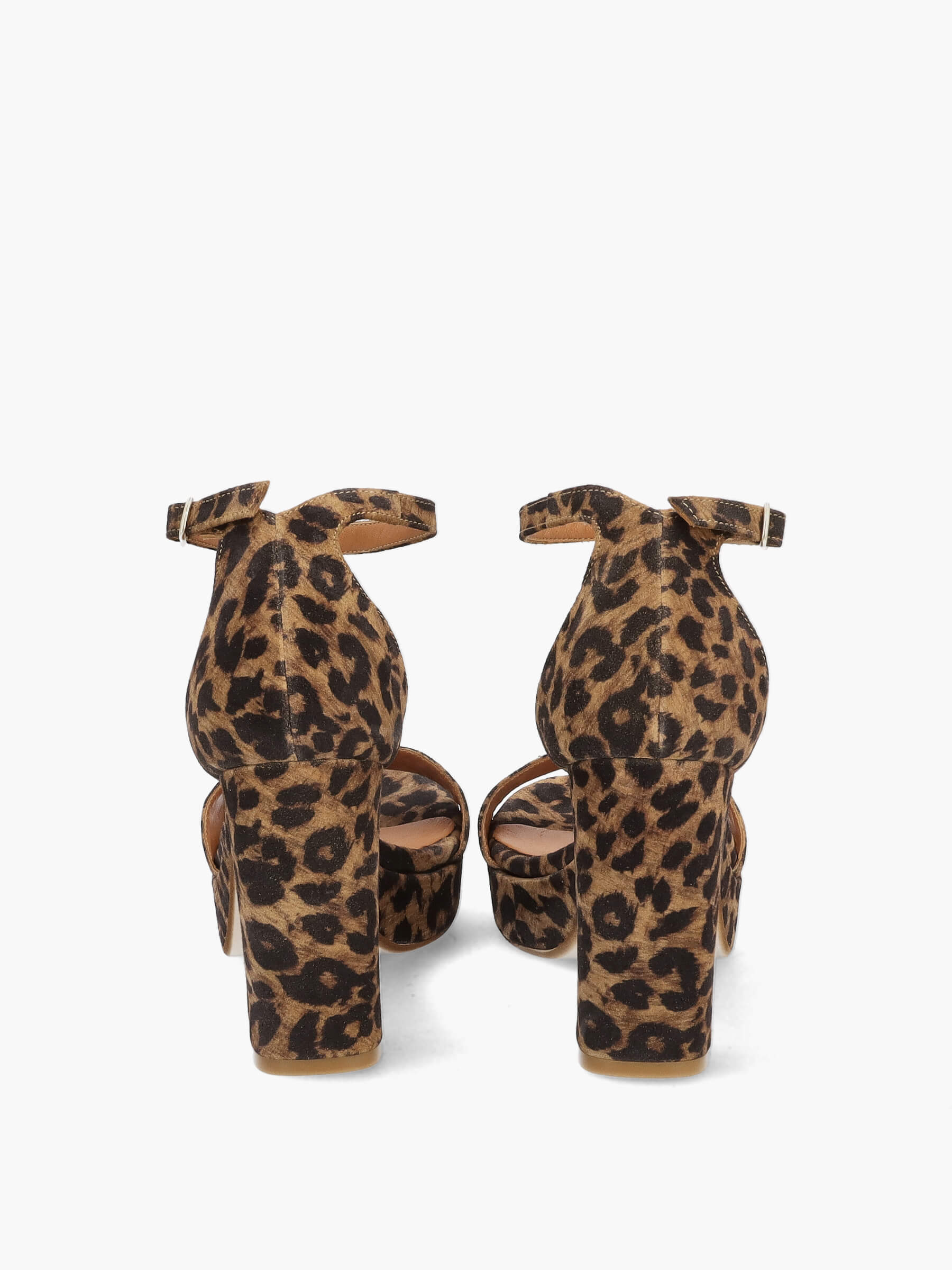 Plateau-Sandalen camel 100 mm, Schuhwerk, Schuh, Hoher Absatz, Tierwelt, Zebra