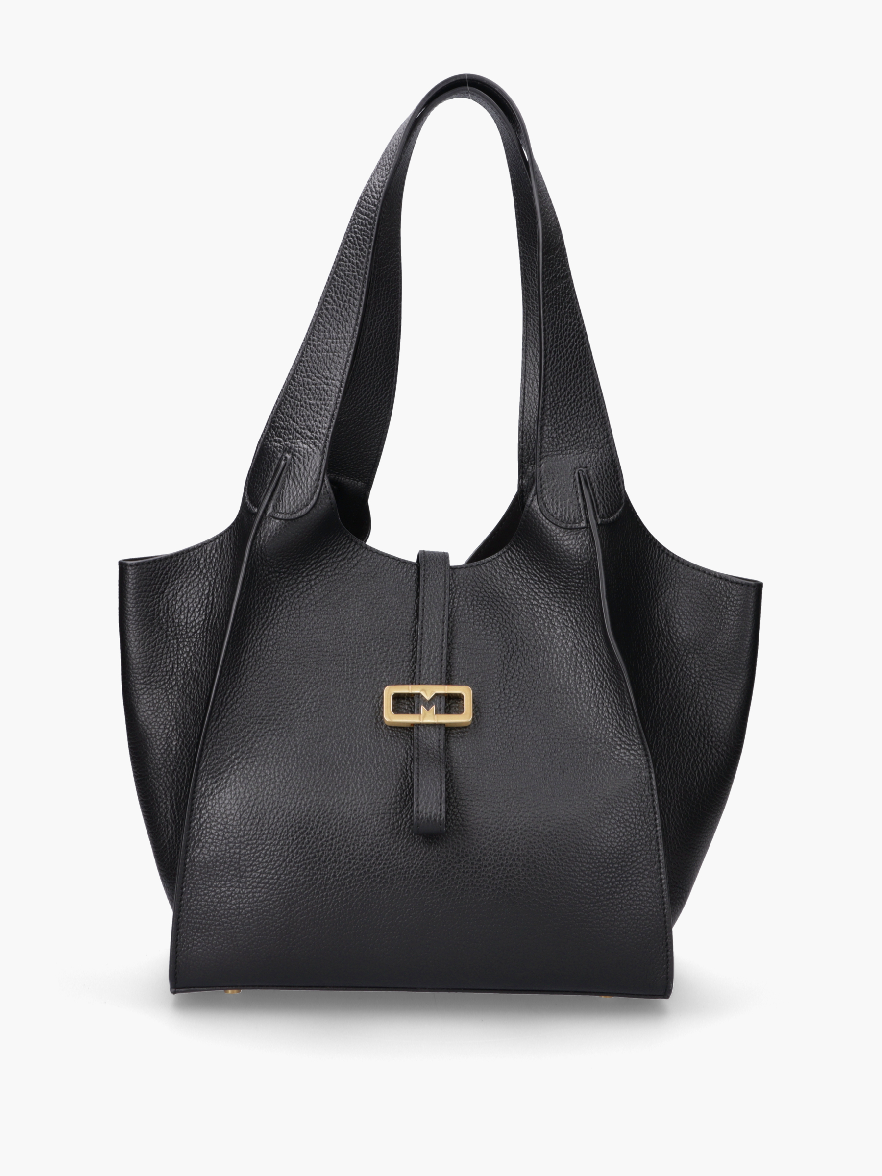 Lilou Kalbsleder Schwarz, Tasche, Zubehör, Handtasche, Tragetasche, Geldbörse