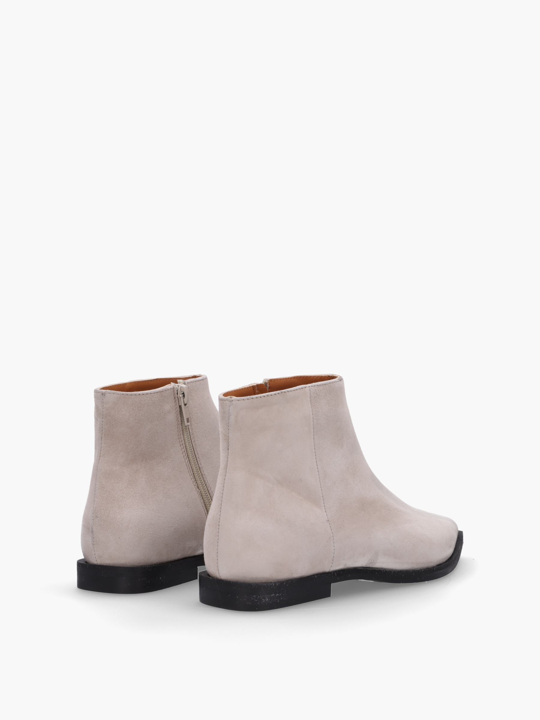MIOKI-Veloursleder-Hellgrau-TM9140F-0010-0005-Thea-Mika_3_BM Stiefeletten Avena, Bekleidung, Schuhwerk, Schuh, Wildleder