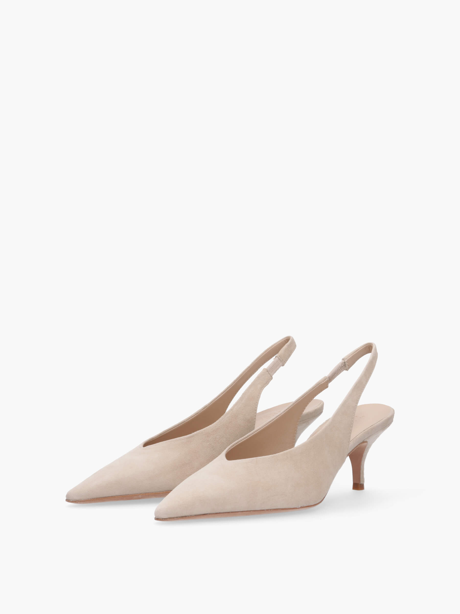 VI Veloursleder Beige, Bekleidung, Schuhwerk, Schuh, Hoher Absatz