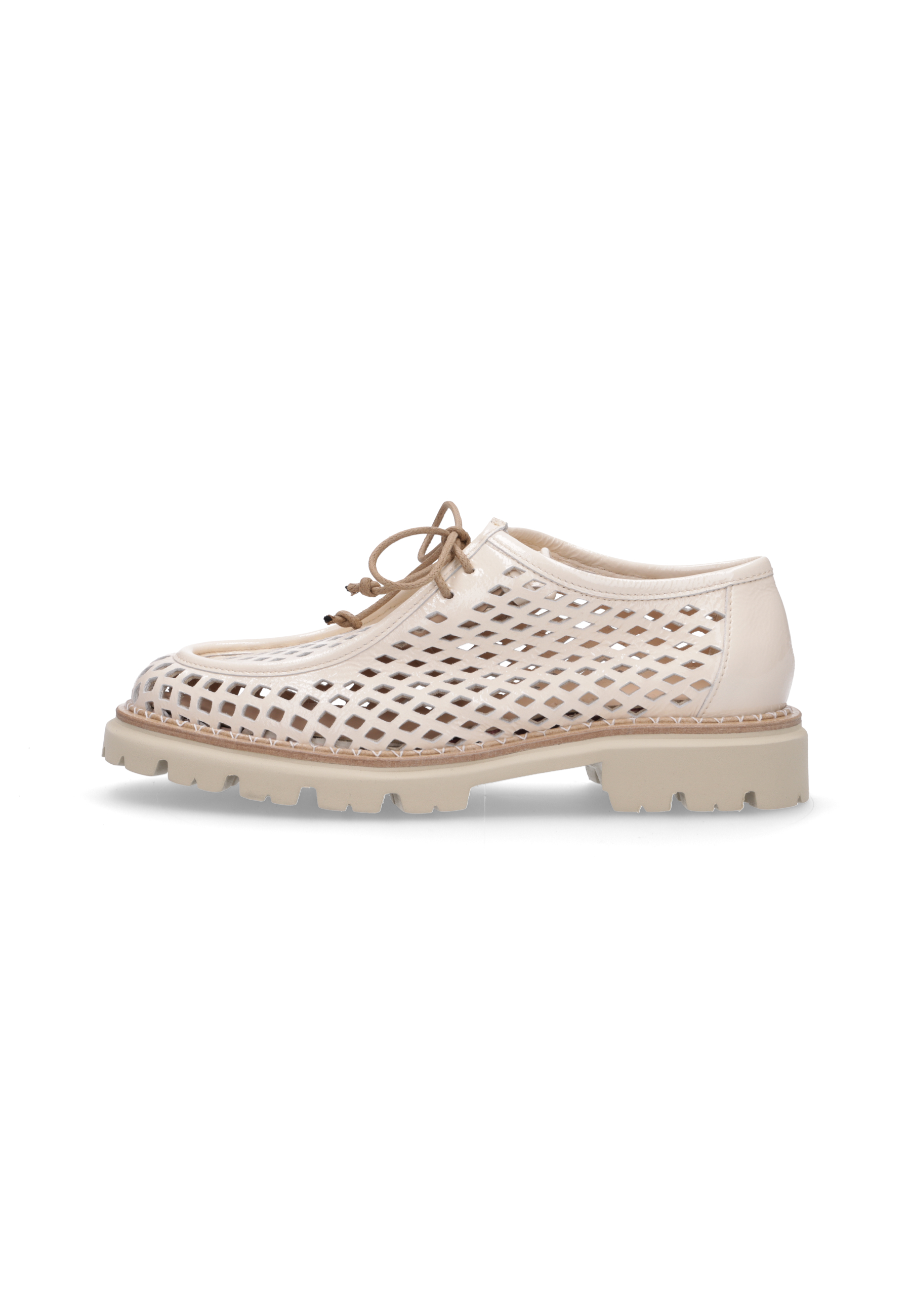 CHISE Lackleder Weiß, Bekleidung, Schuhwerk, Schuh, Sneaker