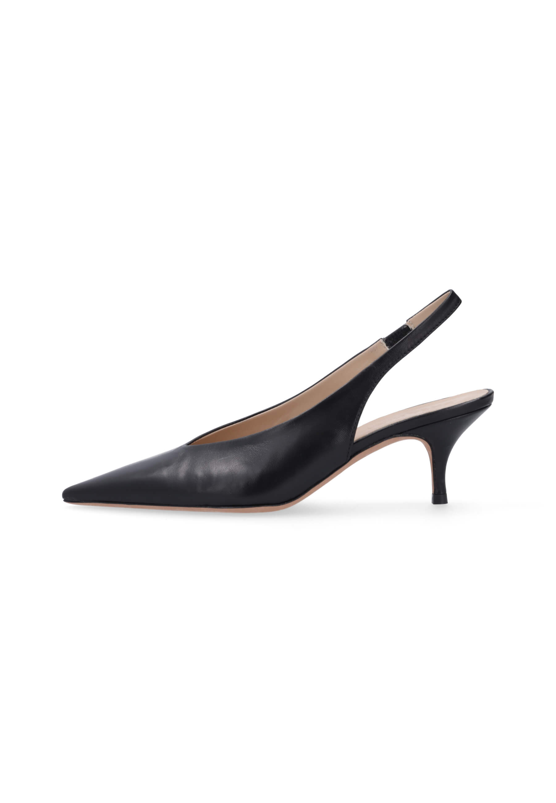 VI Glattleder Schwarz, Bekleidung, Schuhwerk, Schuh, Hoher Absatz