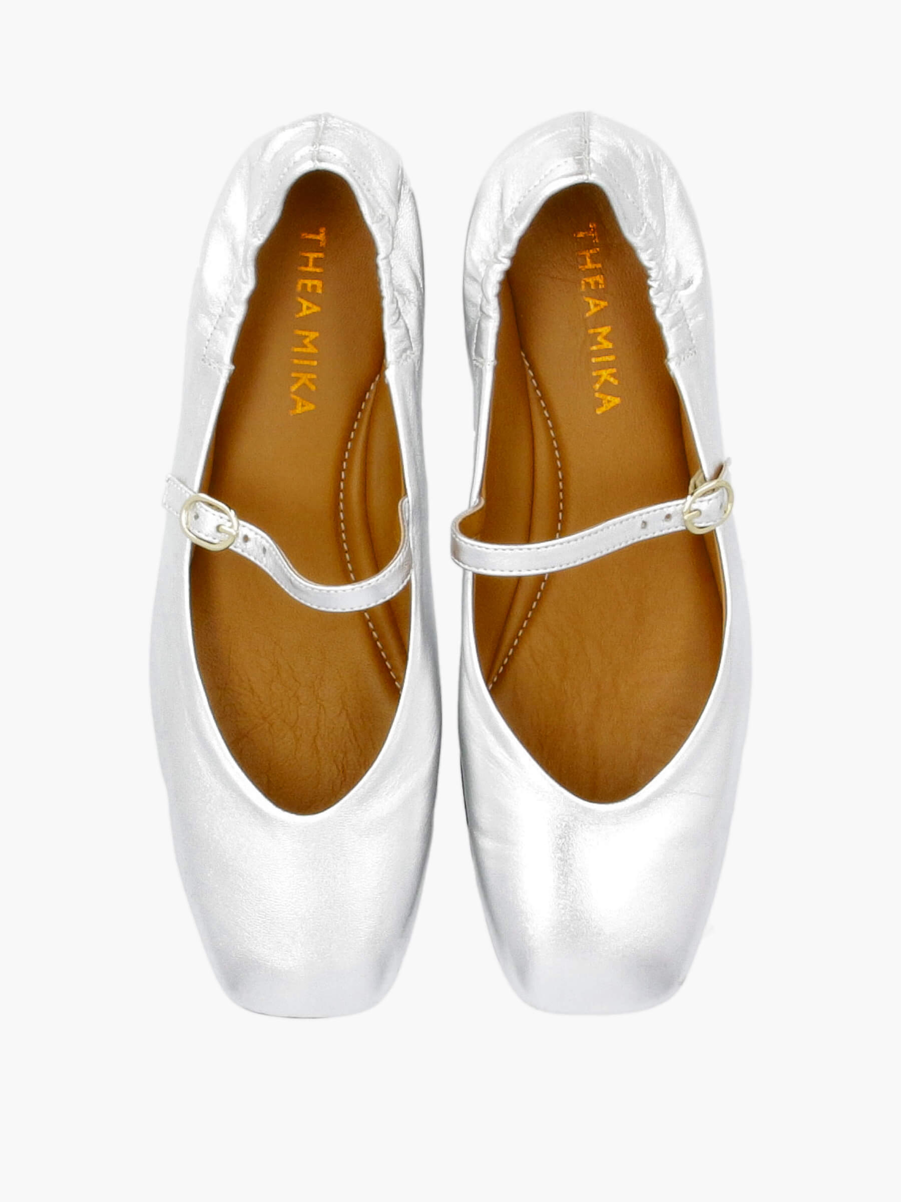 Ballerinas metallic argento, Bekleidung, Schuhwerk, Schuh, Sneaker