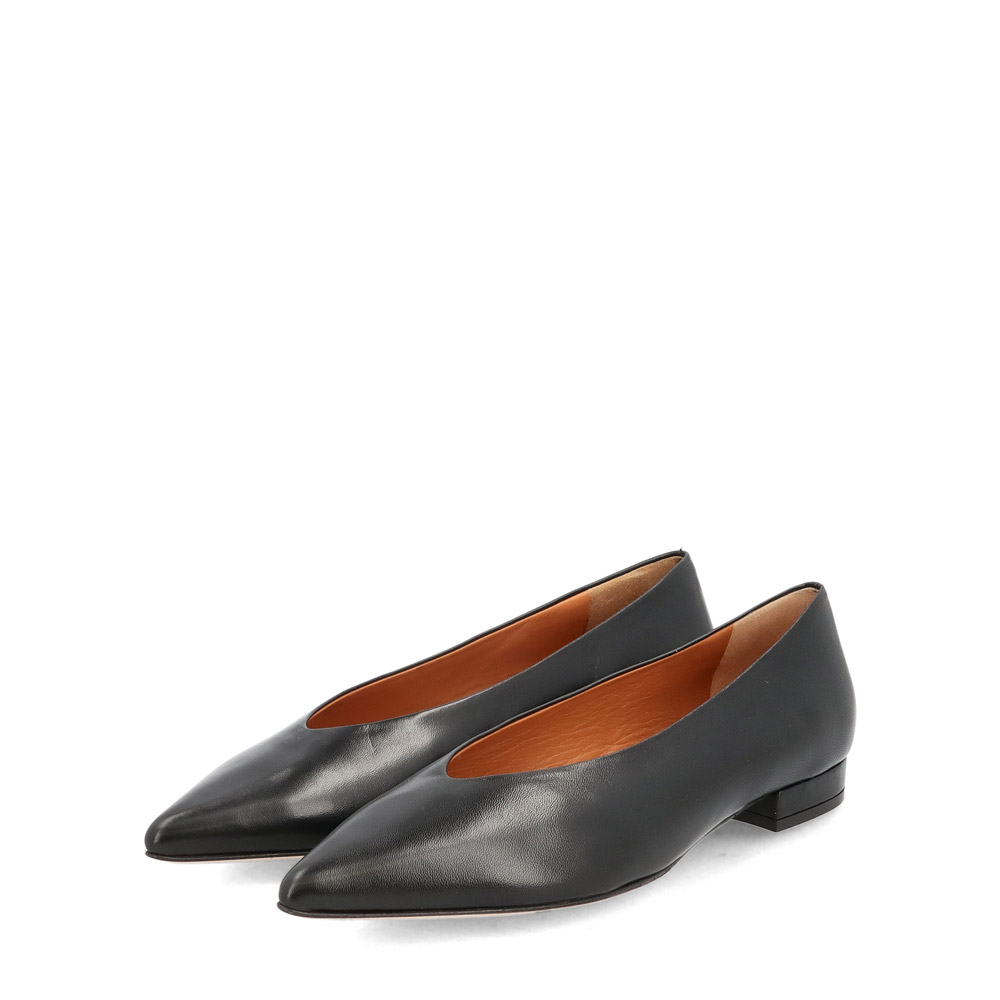 Ballerinas-schwarz-TM09104-0041-0001-Thea-Mika_S Ballerinas schwarz, Bekleidung, Schuhwerk, Schuh, Hoher Absatz