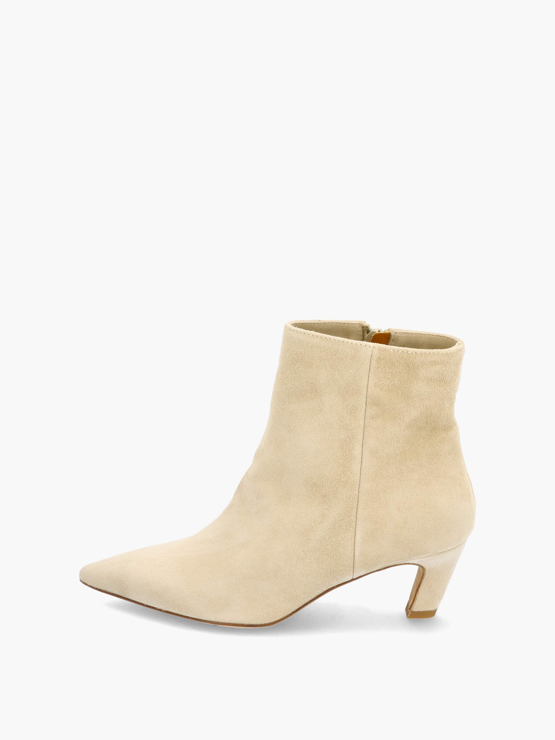 Stiefeletten-beige-50-mm-TM8867B-0010-0030-Thea-Mika_1_BM Stiefeletten beige 50 mm, Bekleidung, Schuhwerk, Schuh, Hoher Absatz