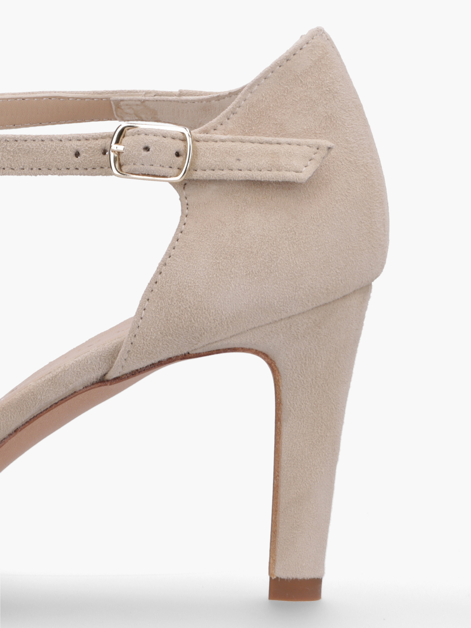 NAO Veloursleder Beige, Bekleidung, Schuhwerk, Schuh, Hoher Absatz, Zubehör