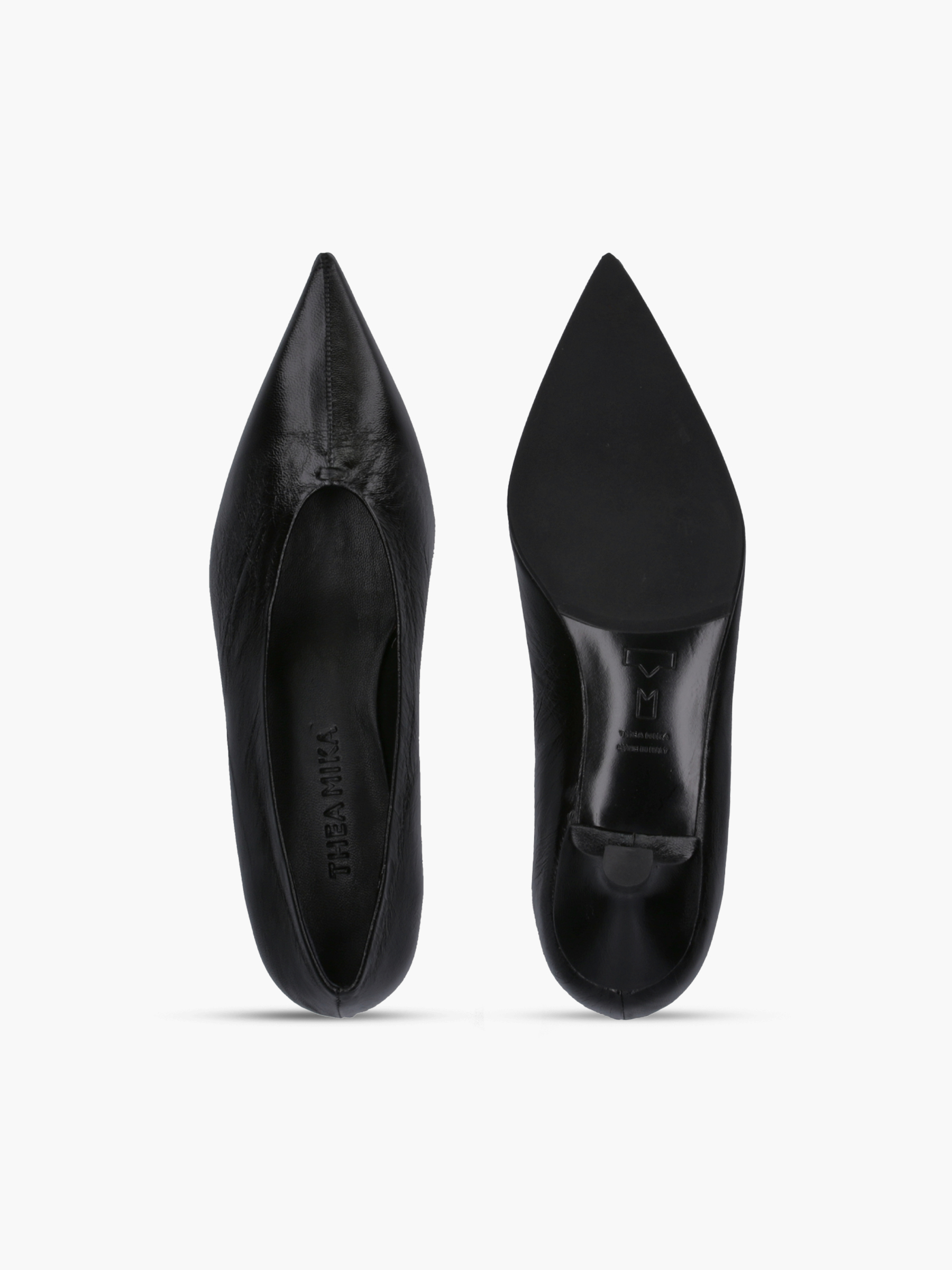 VESTA Glattleder Schwarz, Bekleidung, Schuhwerk, Schuh, Hoher Absatz