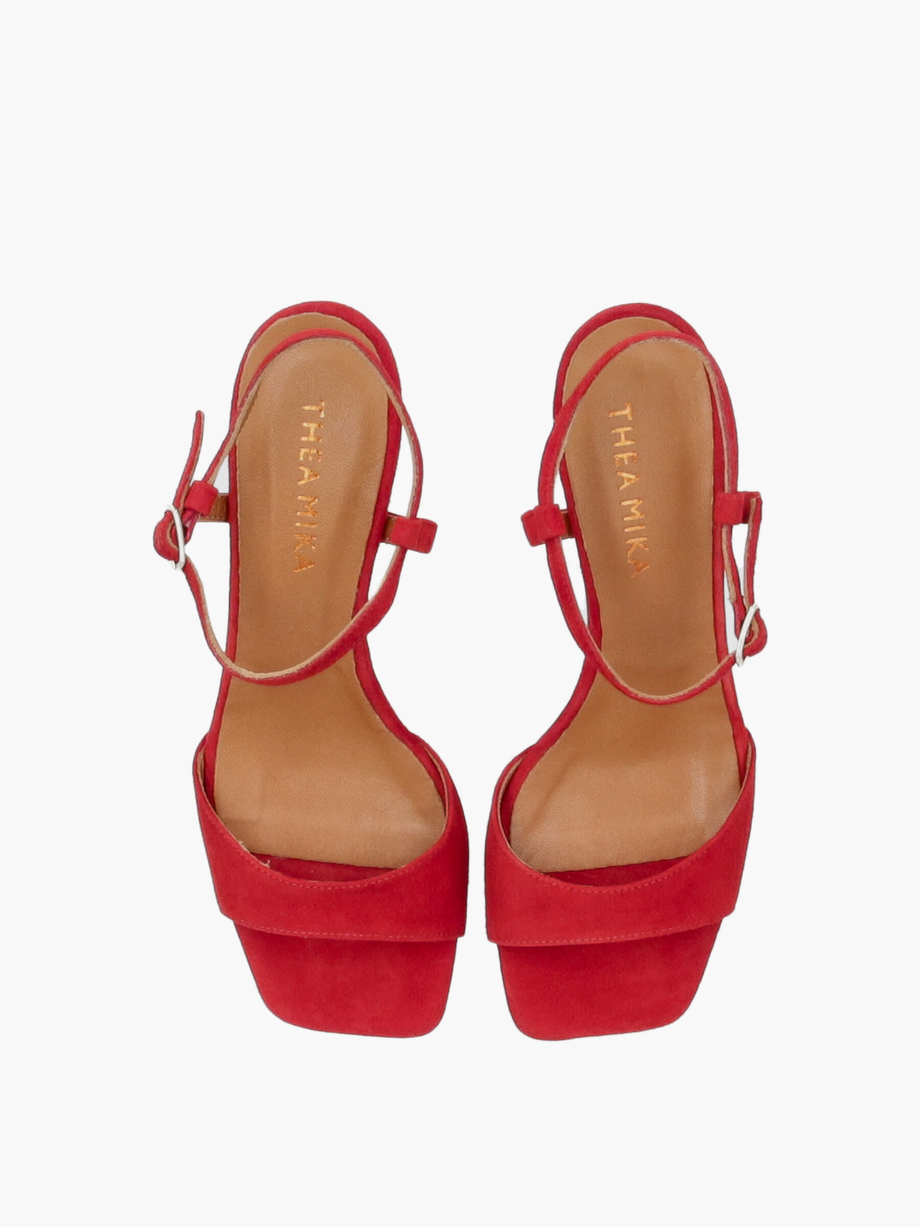Sandalen rot 50 mm, Bekleidung, Schuhwerk, Schuh, Hoher Absatz, Sandale