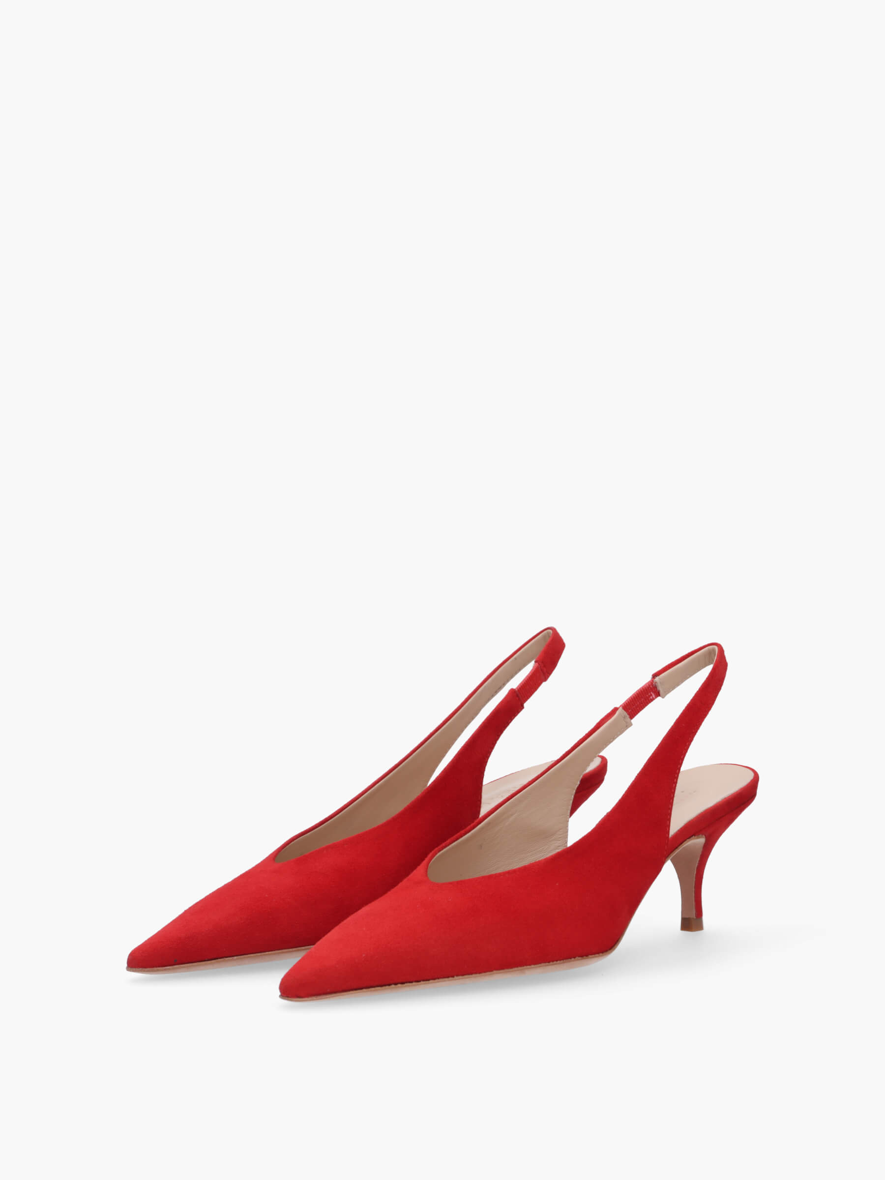 VI Veloursleder Rot, Bekleidung, Schuhwerk, Hoher Absatz, Schuh