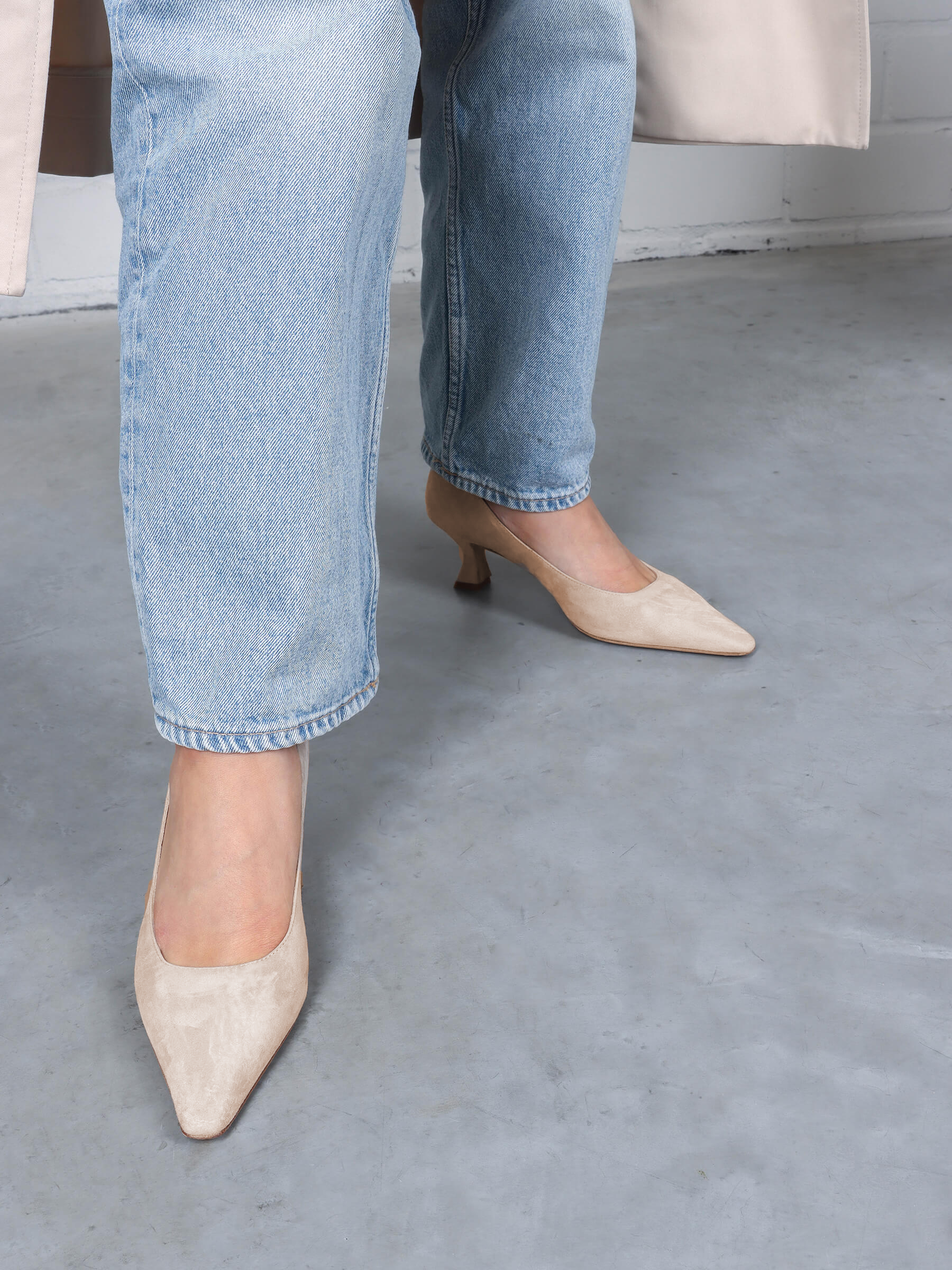 Pumps beige 50 mm