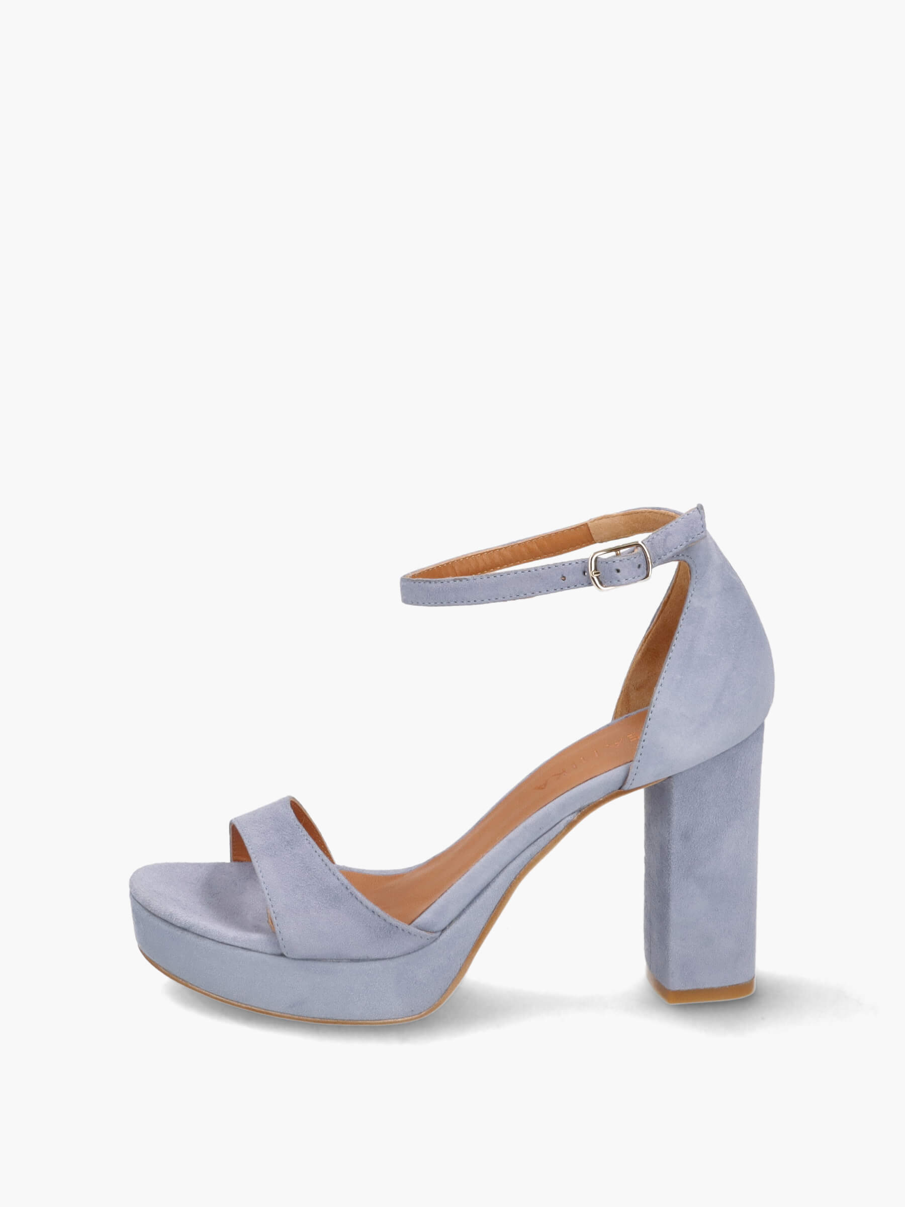Plateau-Sandalen blau 100 mm, Bekleidung, Schuhwerk, Schuh, Hoher Absatz, Sandale