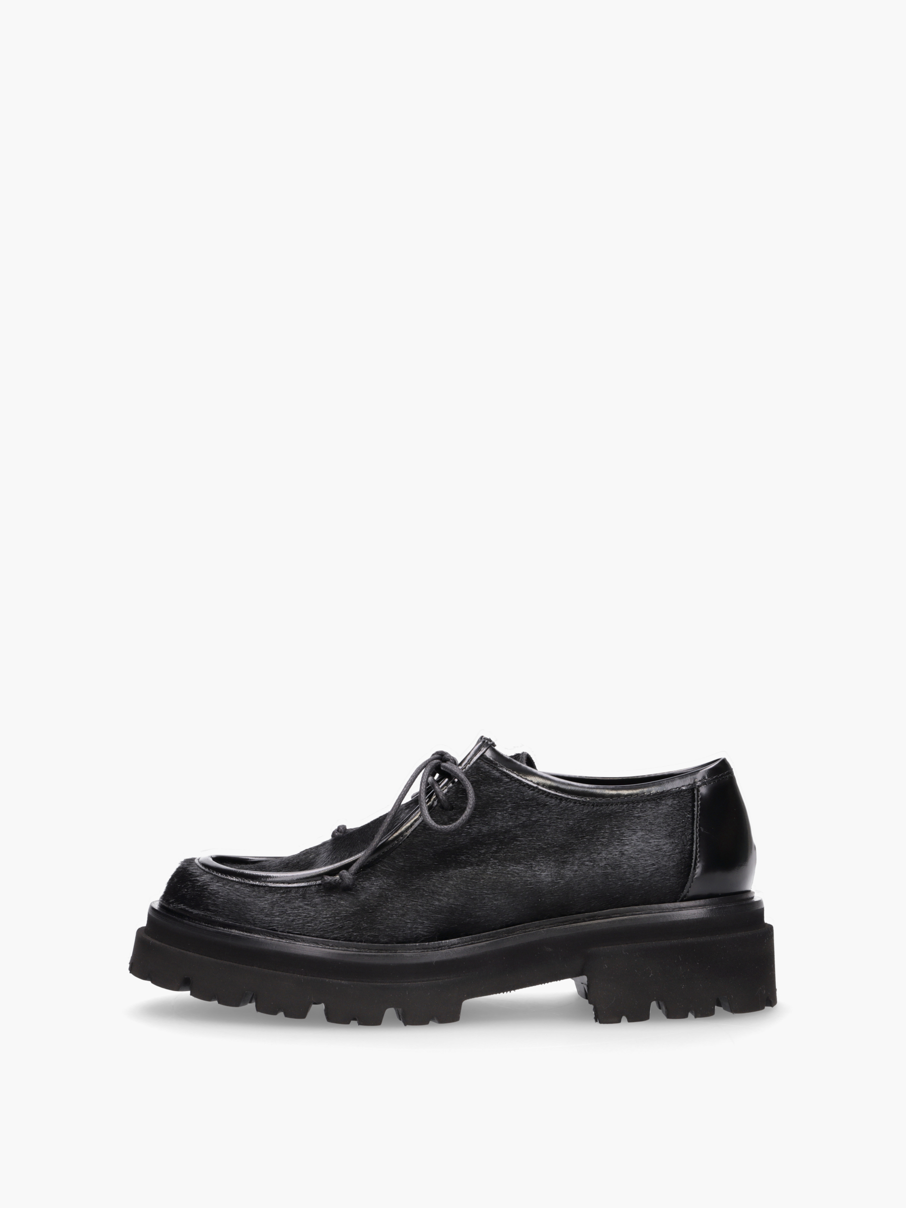 CHIEKO Kuhfell Schwarz, Bekleidung, Schuhwerk, Schuh, Sneaker, Wildleder