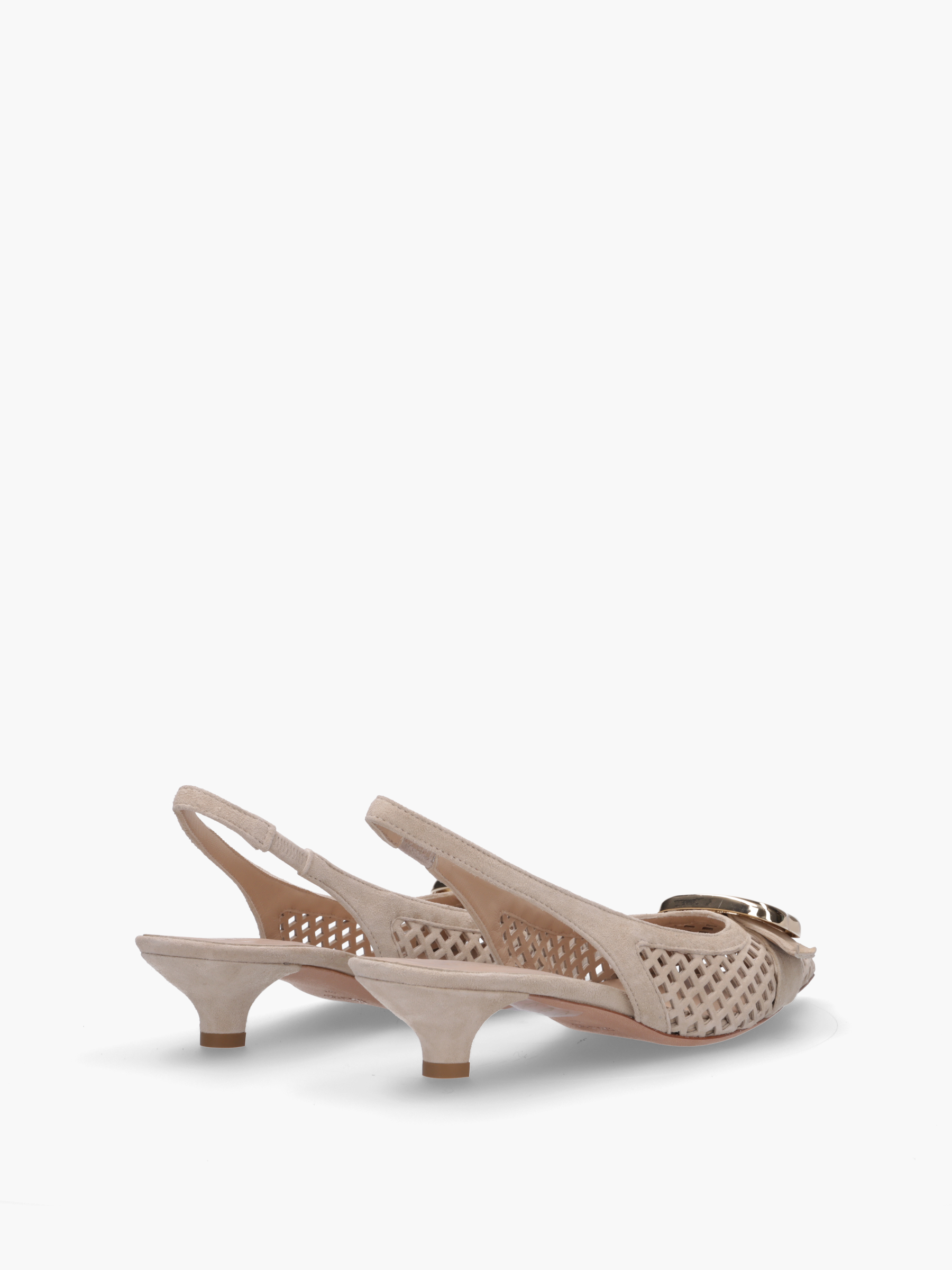 VIO Veloursleder Beige, Bekleidung, Schuhwerk, Sandale, Schuh, Hoher Absatz