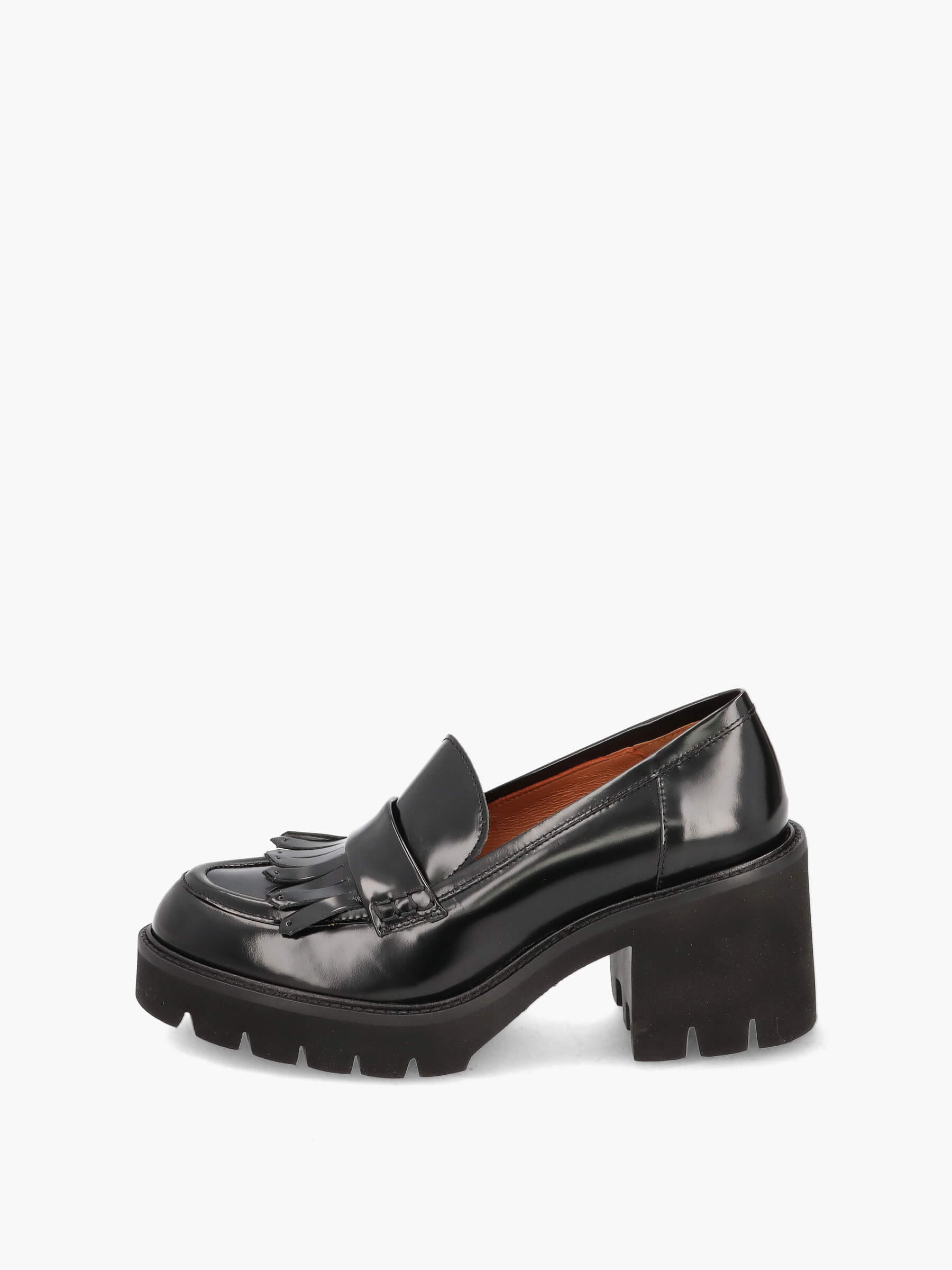 Penny-Loafer schwarz 50 mm, Bekleidung, Schuhwerk, Schuh, Sandale