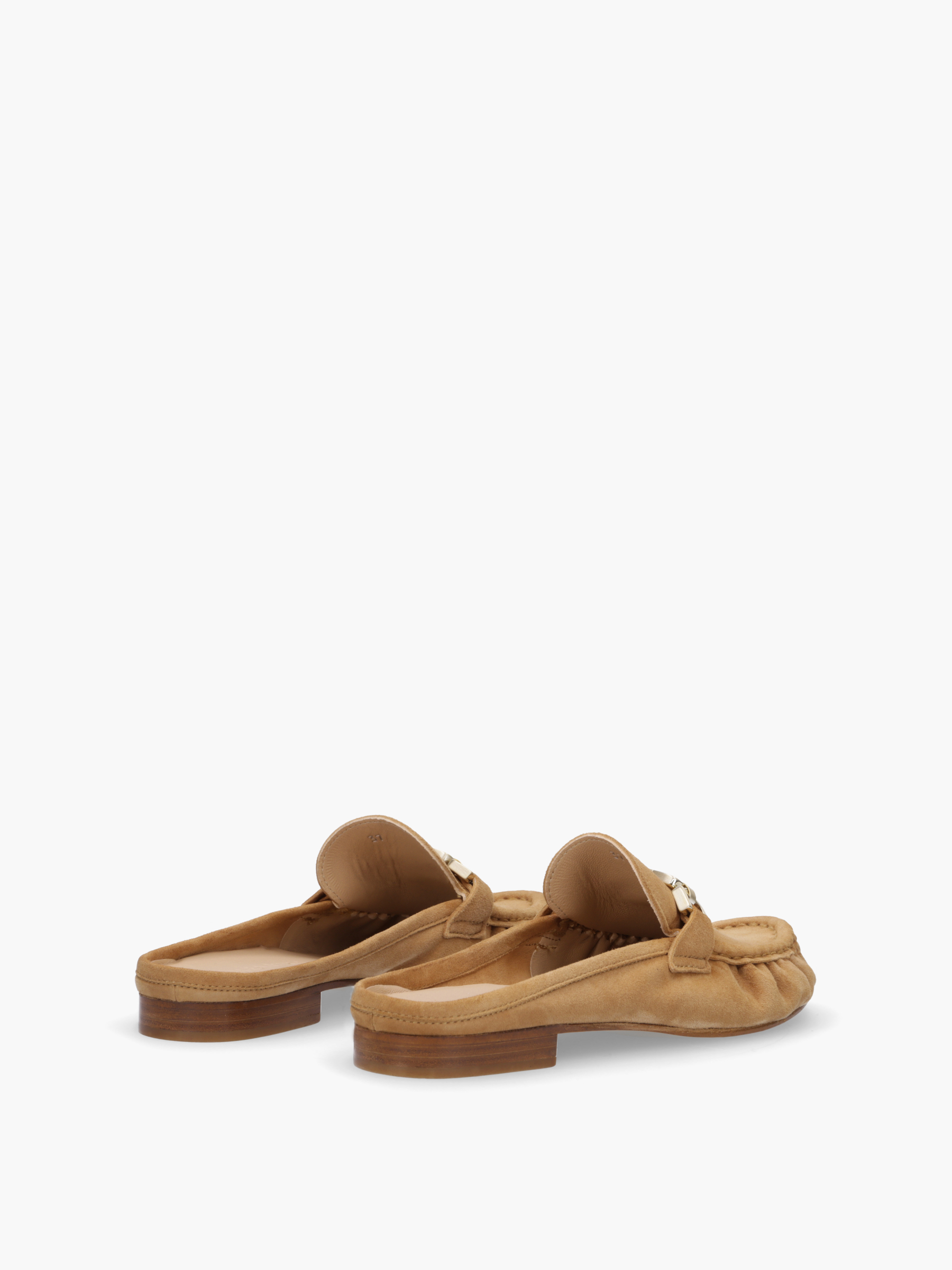 POLY Veloursleder Beige, Bekleidung, Schuhwerk, Sandale, Schuh