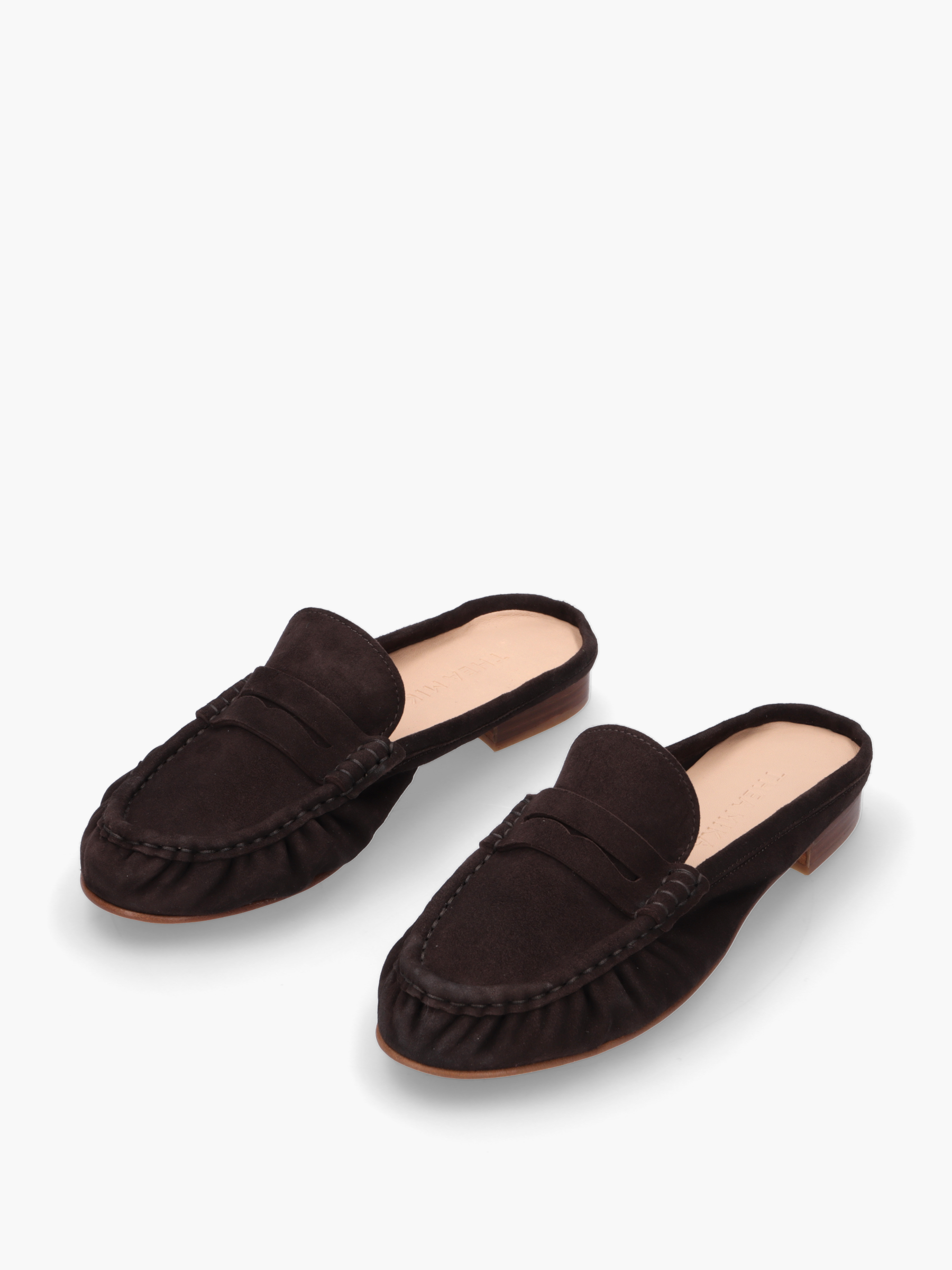 PHILLIS Veloursleder Dunkel Braun, Wildleder, Kleidung, Schuhwerk, Schuh