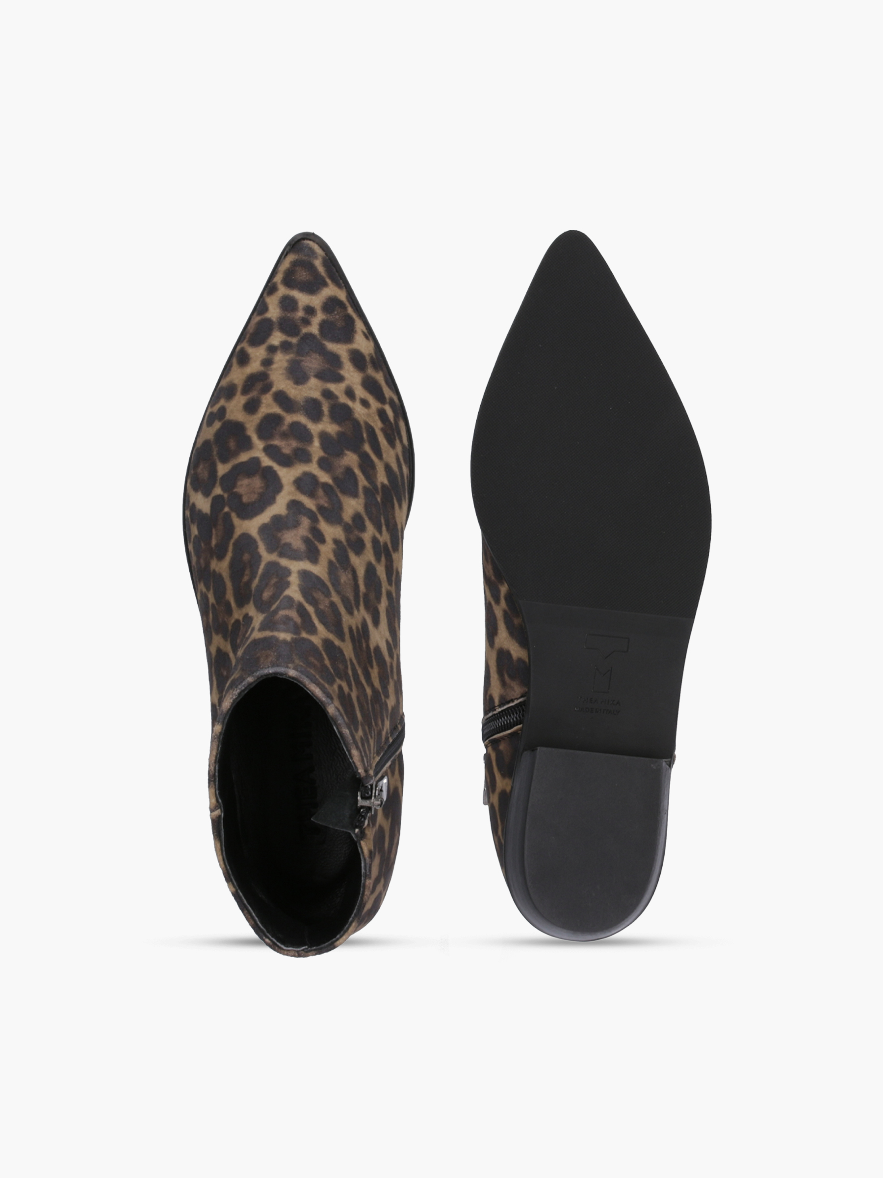 MAIKO Veloursleder Leo, Bekleidung, Schuhwerk, Schuh, Hoher Absatz