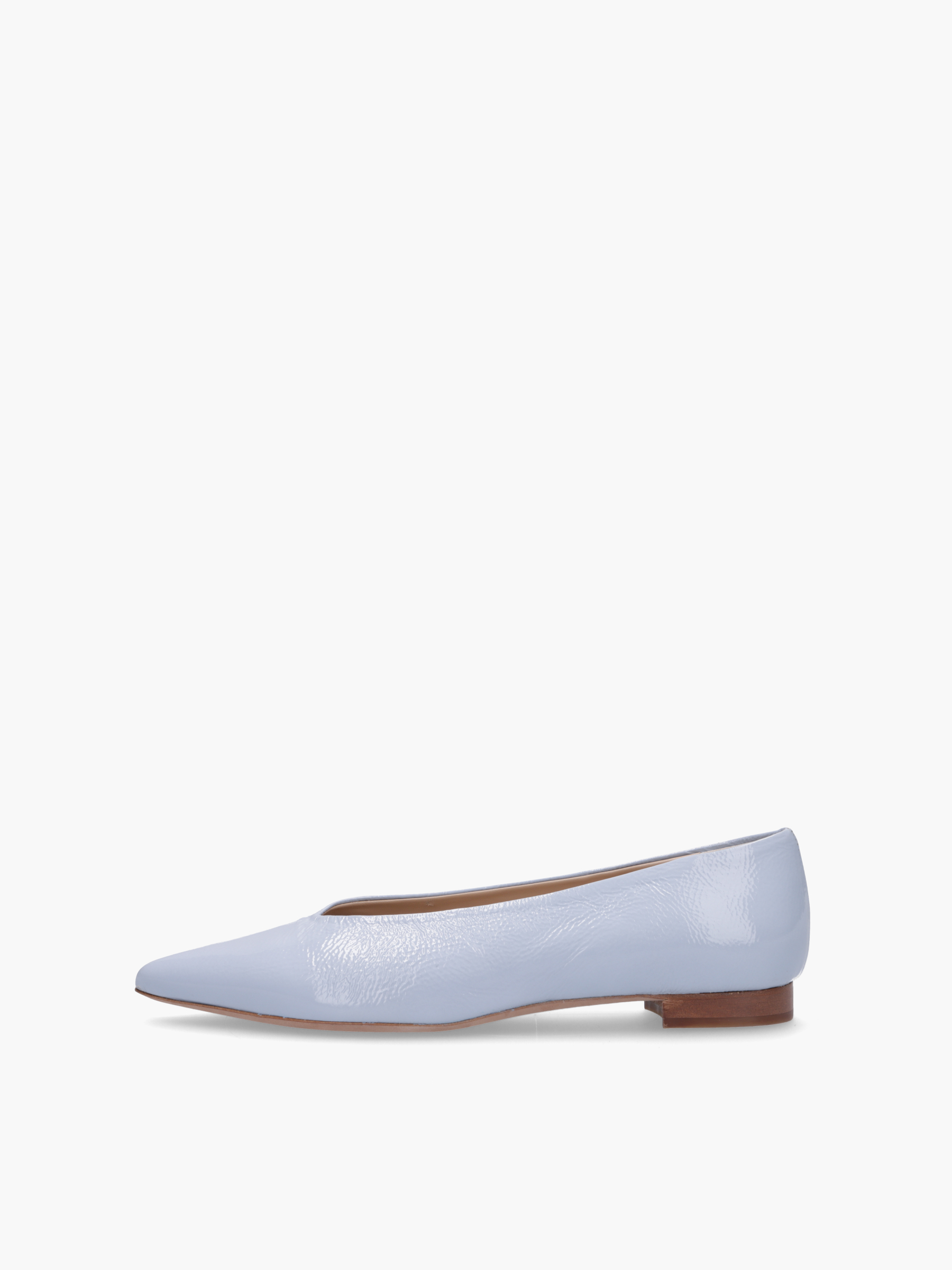 MATA Lackleder Hellblau, Bekleidung, Schuhwerk, Schuh, Wildleder