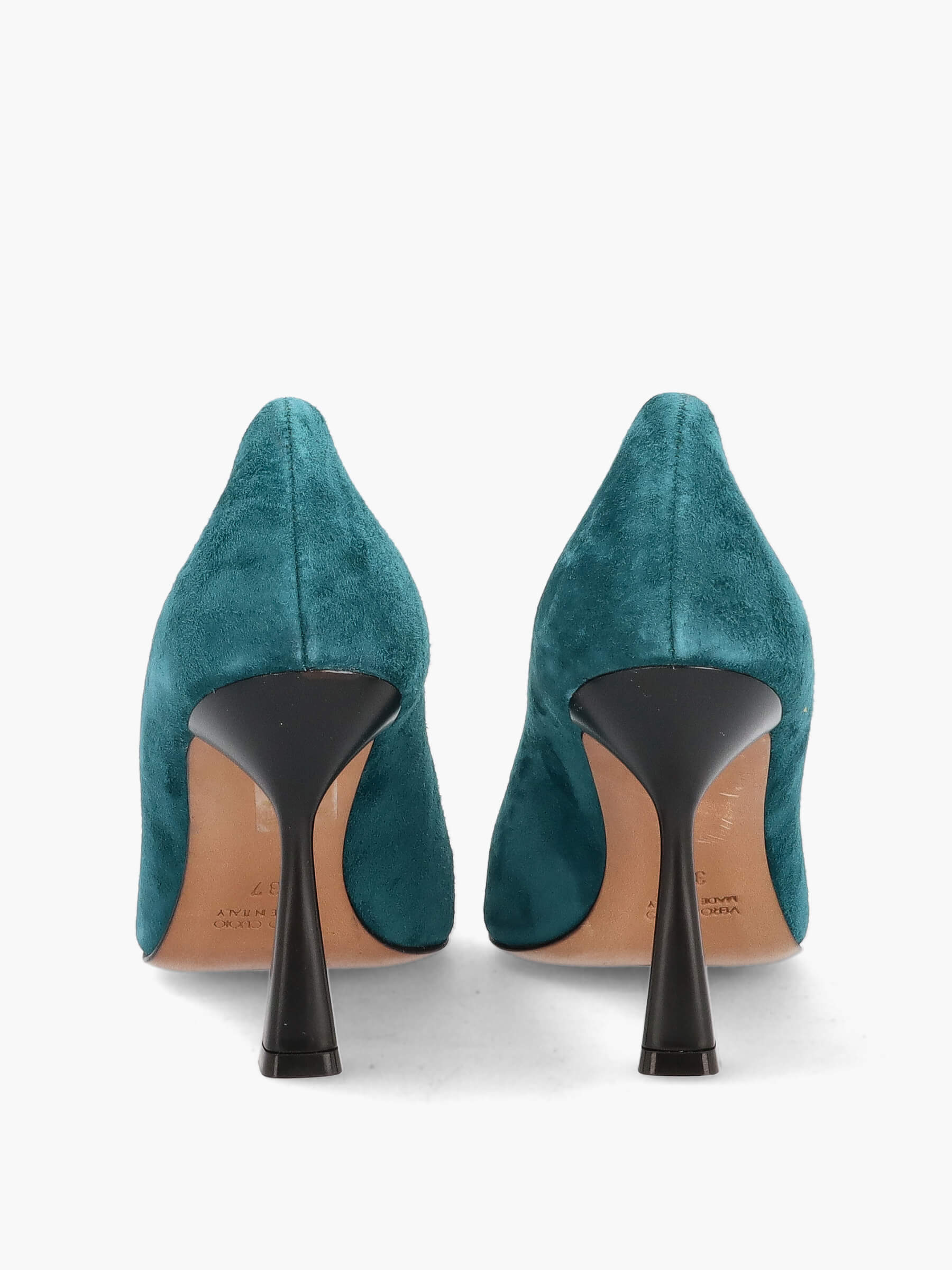 Pumps petrolio, Bekleidung, Schuhwerk, Schuh, Hoher Absatz, Wildleder