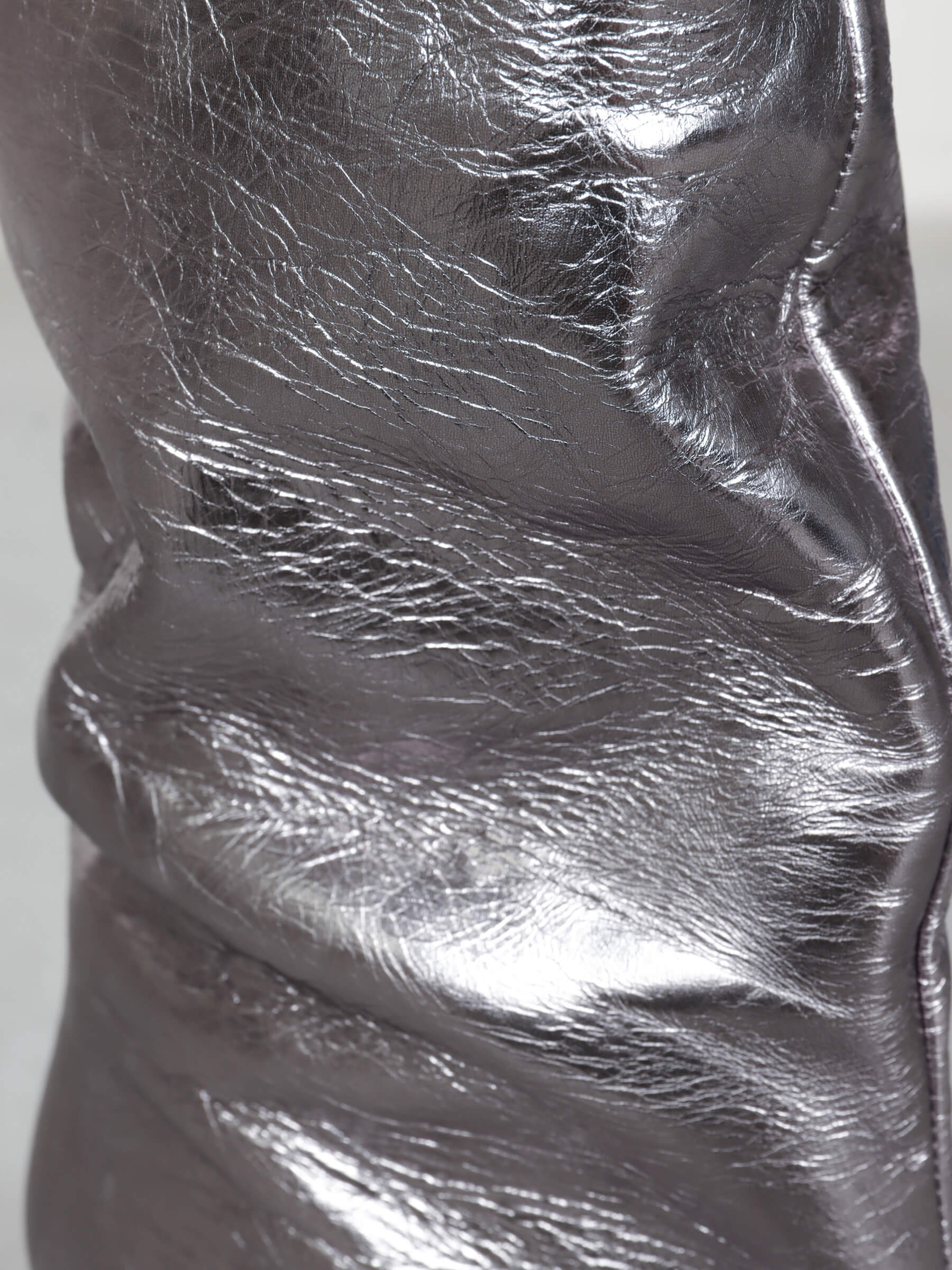 Stiefel silber 50 mm