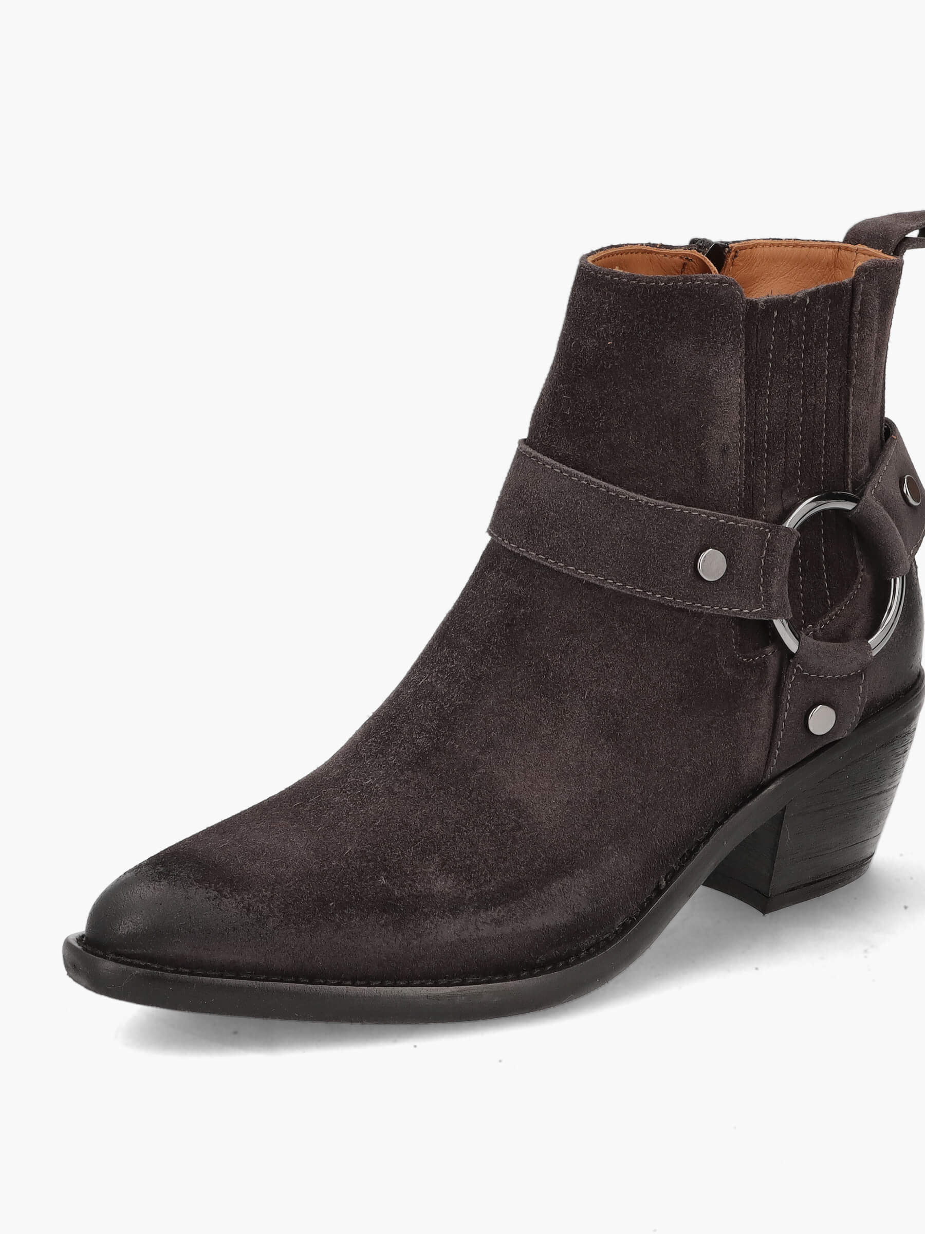 Cowboy-Boots-carbone-TM09501-0002-0168-Thea-Mika_6_BM Cowboy Boots grau, Bekleidung, Schuhwerk, Schuh, Hoher Absatz