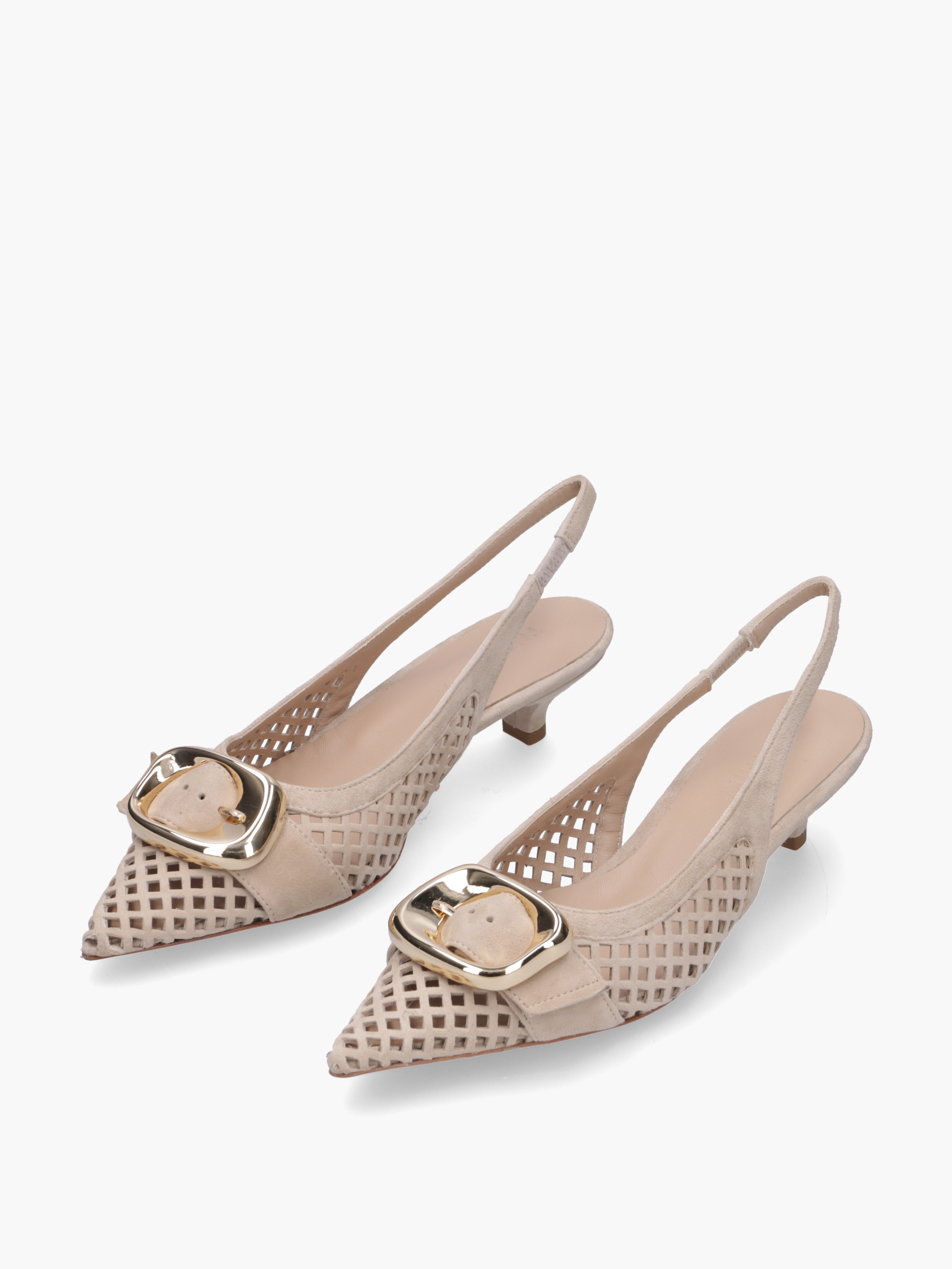 VIO Veloursleder Beige, Bekleidung, Schuhwerk, Sandale, Schuh, Hoher Absatz