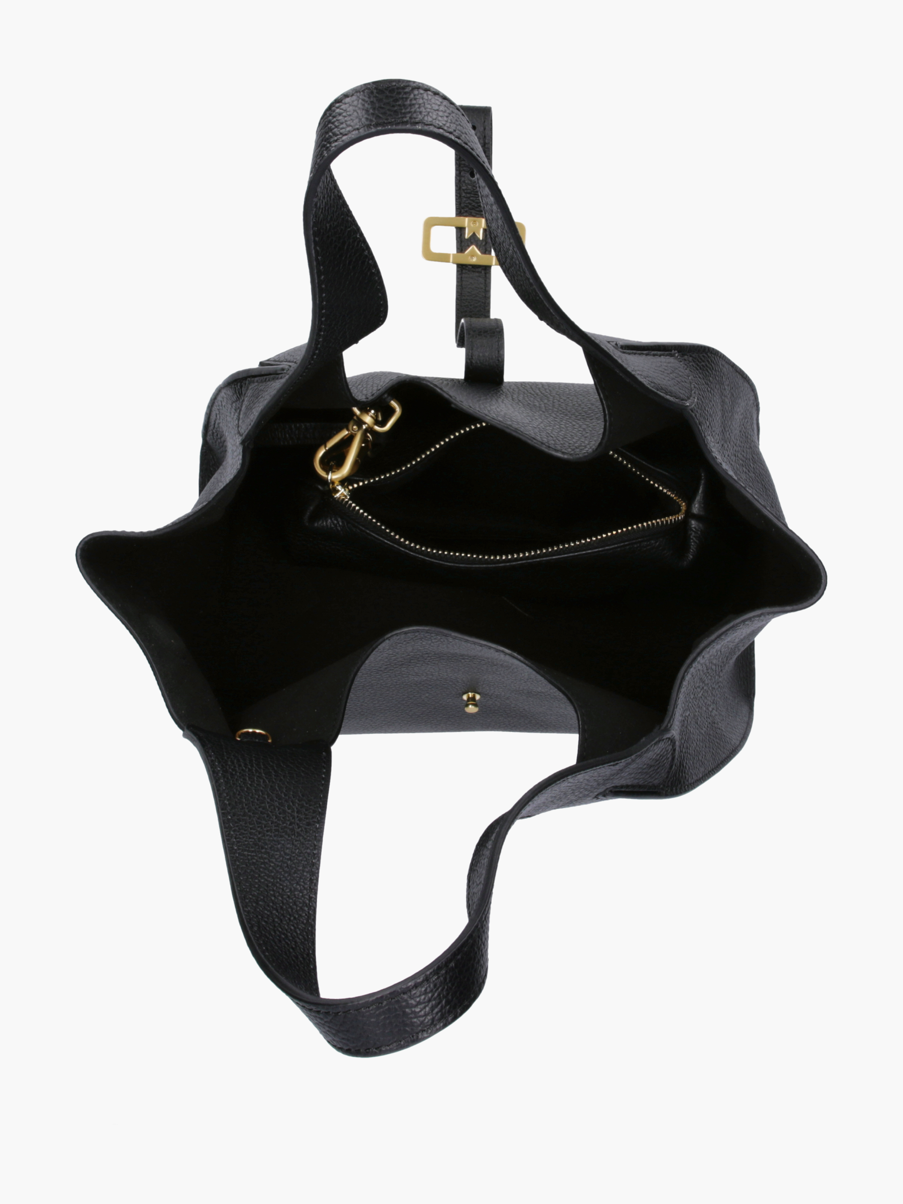 Lily Kalbsleder schwarz, Zubehor, Tasche, Handtasche, Geldbörse, Riemen