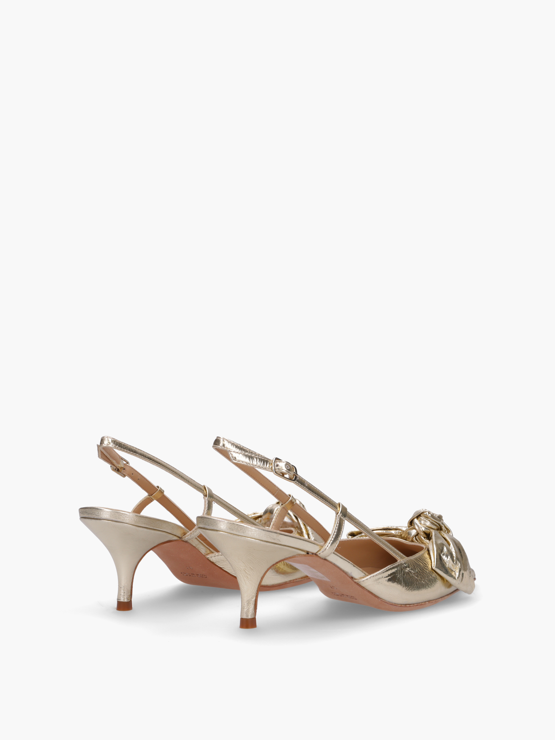 VANI Metallic-Leder Gold, Bekleidung, Schuhwerk, Sandale, Schuh, Hoher Absatz