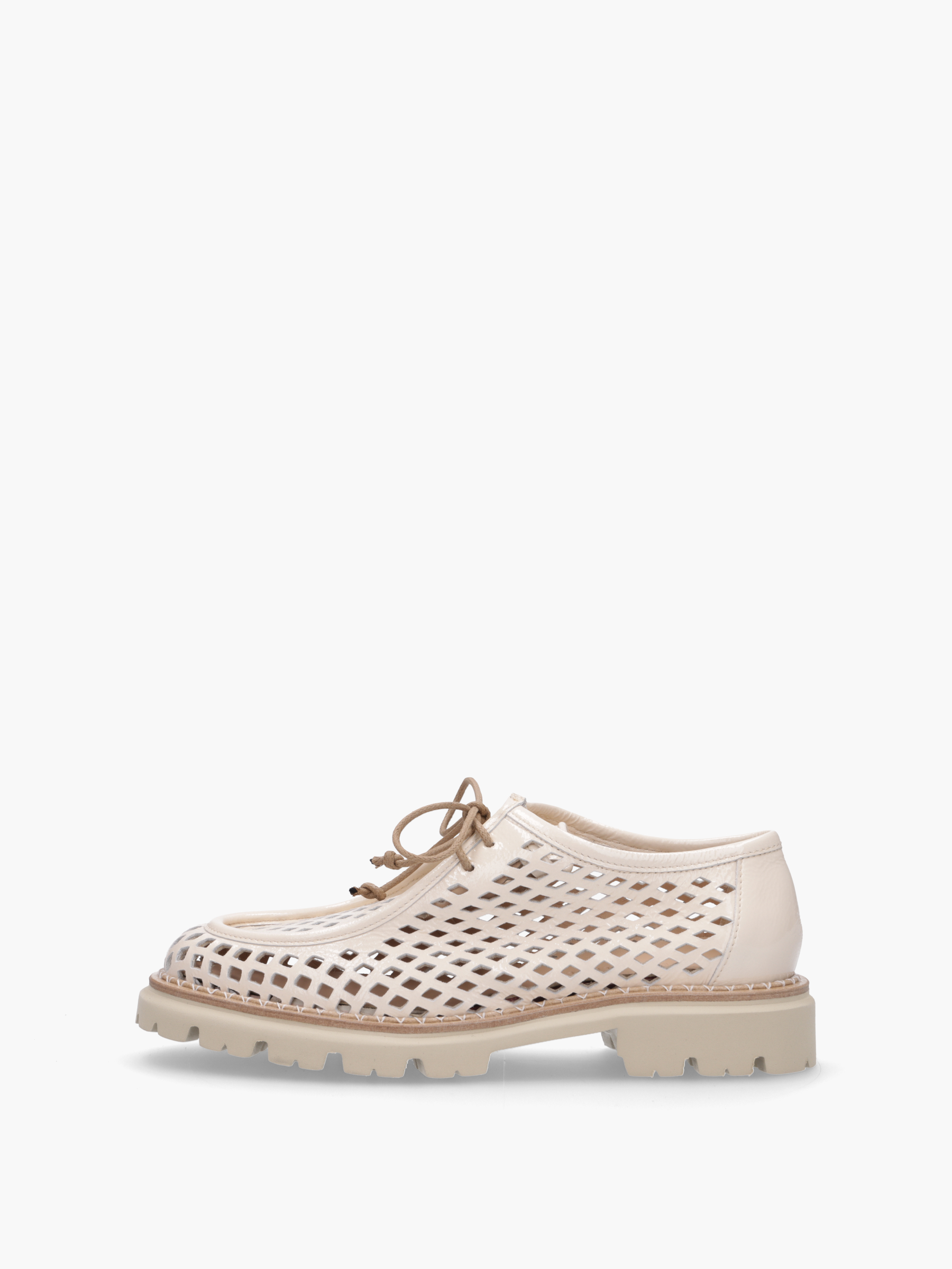 CHISE Lackleder Weiß, Bekleidung, Schuhwerk, Schuh, Sneaker