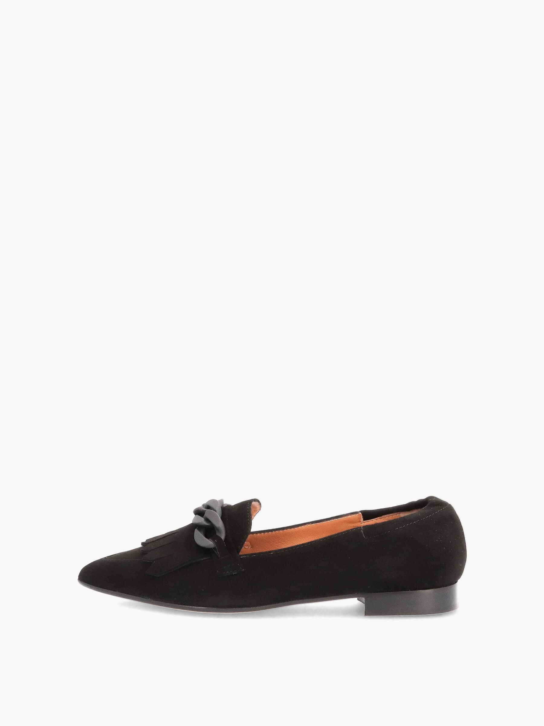 Loafer nero, Wildleder