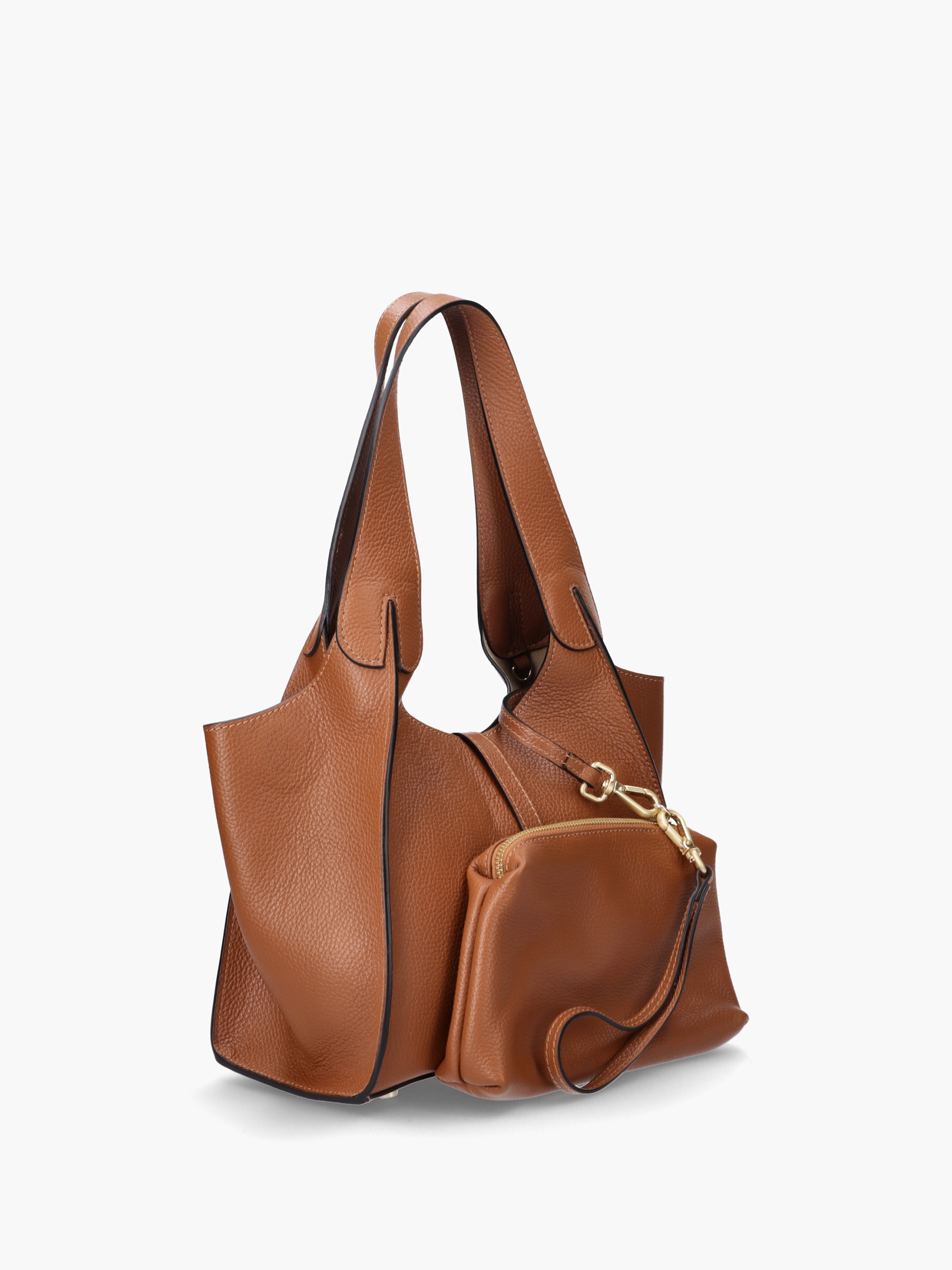 Lily Kalbsleder Cognac, Zubehor, Tasche, Handtasche, Geldbörse, Tragetasche