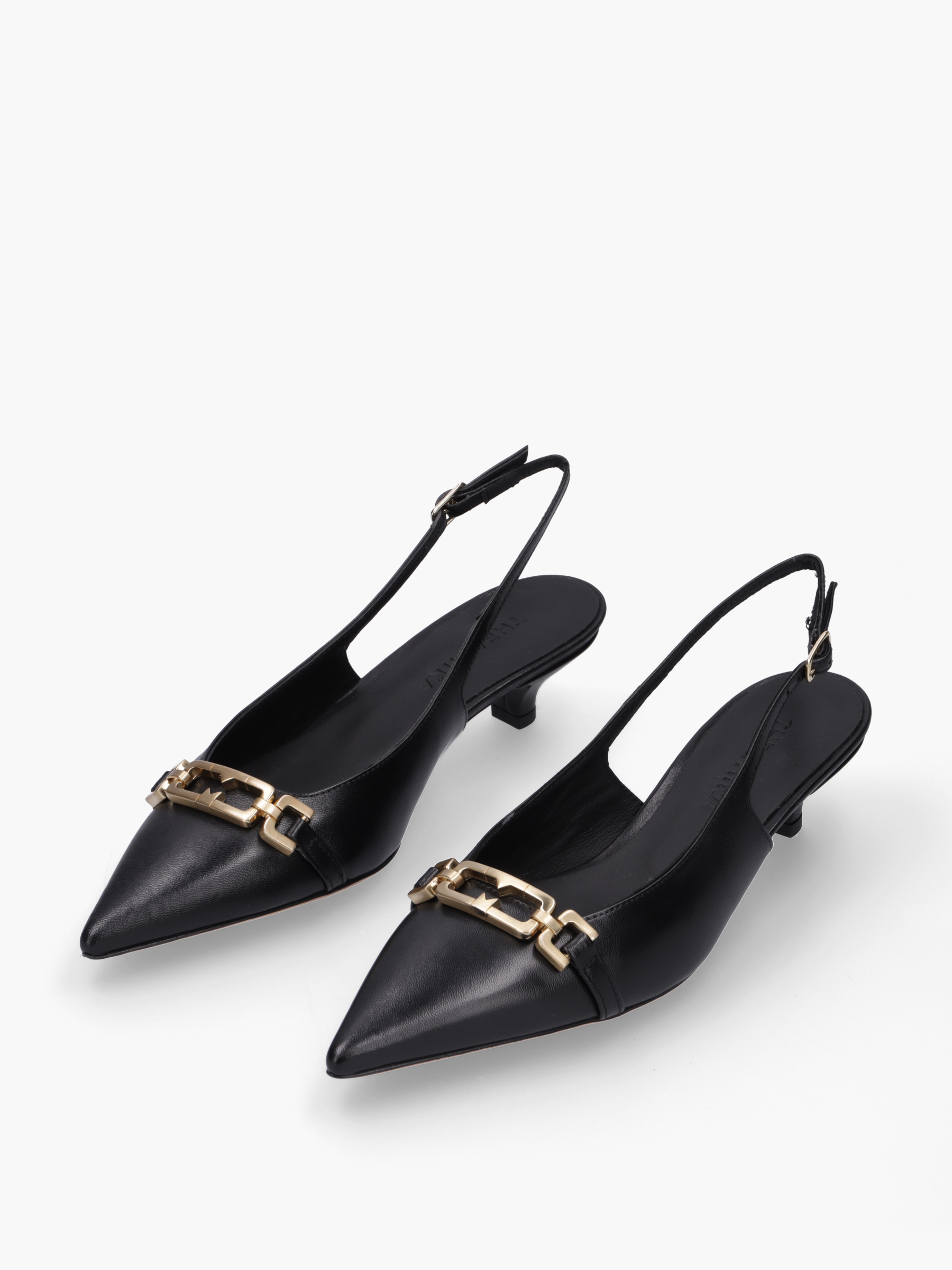 VIKA Glattleder Schwarz, Bekleidung, Schuhwerk, Sandale, Schuh, Hoher Absatz
