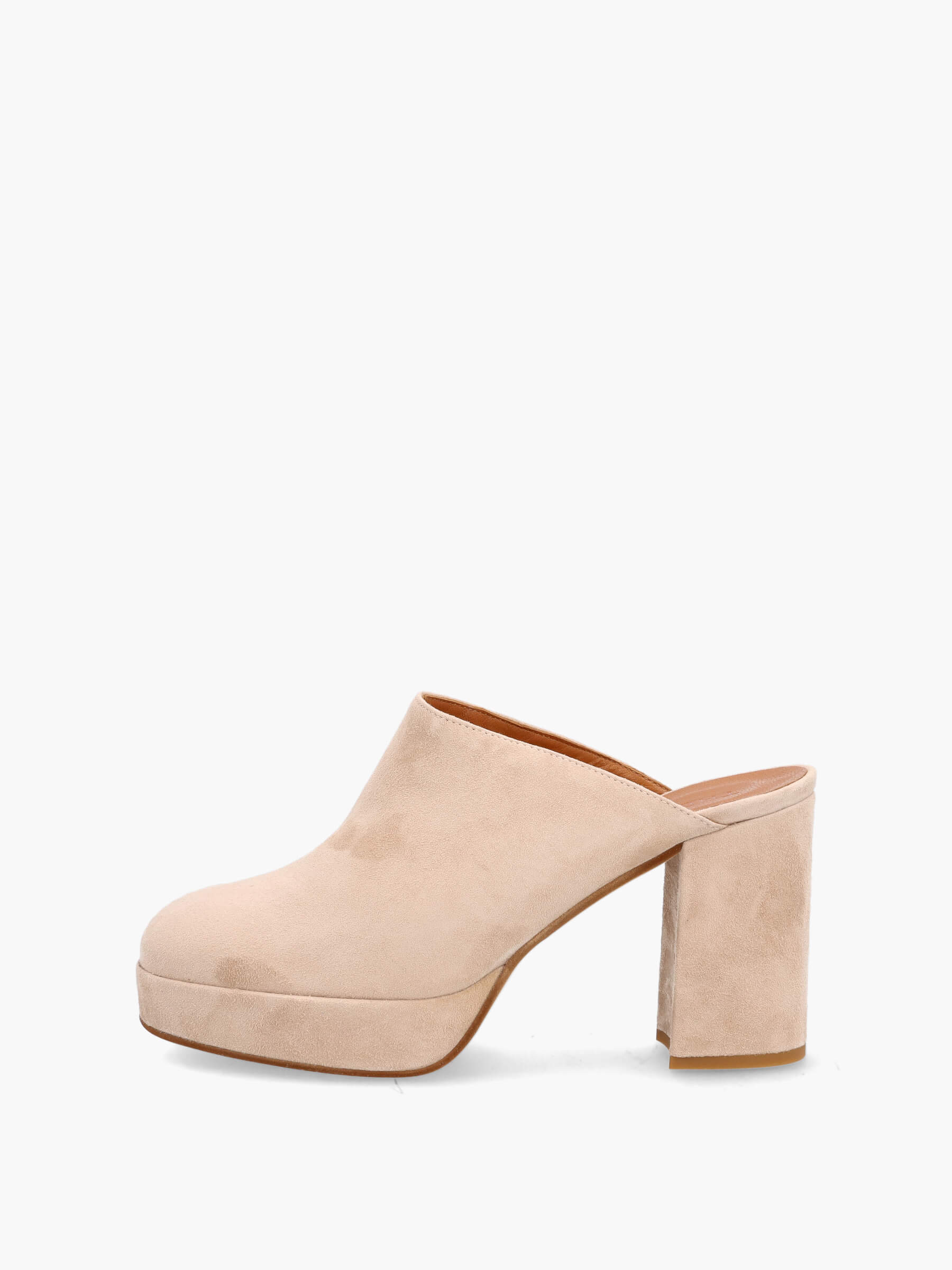 Clogs ecru, Bekleidung, Schuhwerk, Schuh, Hoher Absatz, Holzschuhe