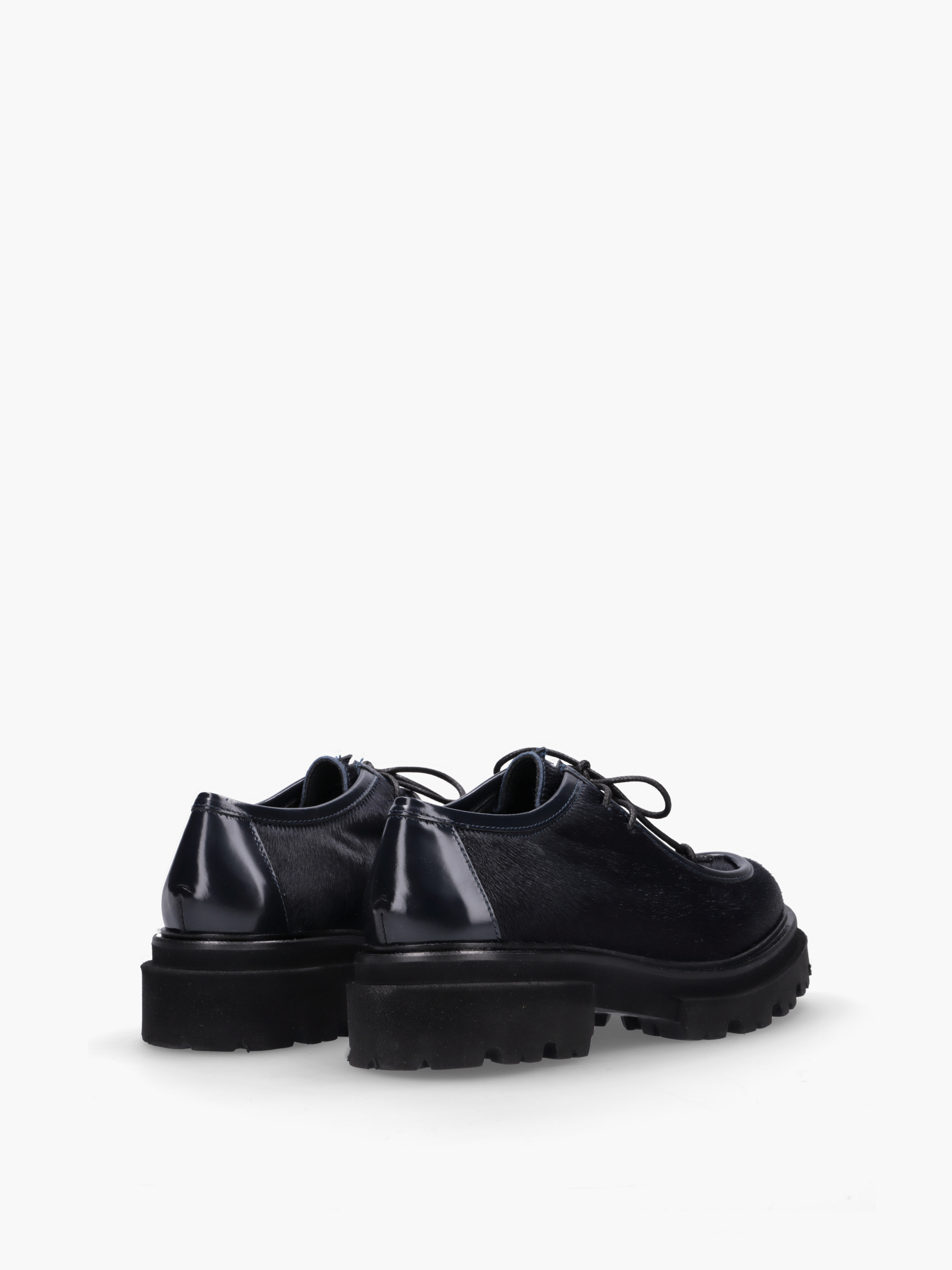 CHIEKO Kuhfell Dunkelblau, Bekleidung, Schuhwerk, Schuh, Sneaker, Wildleder
