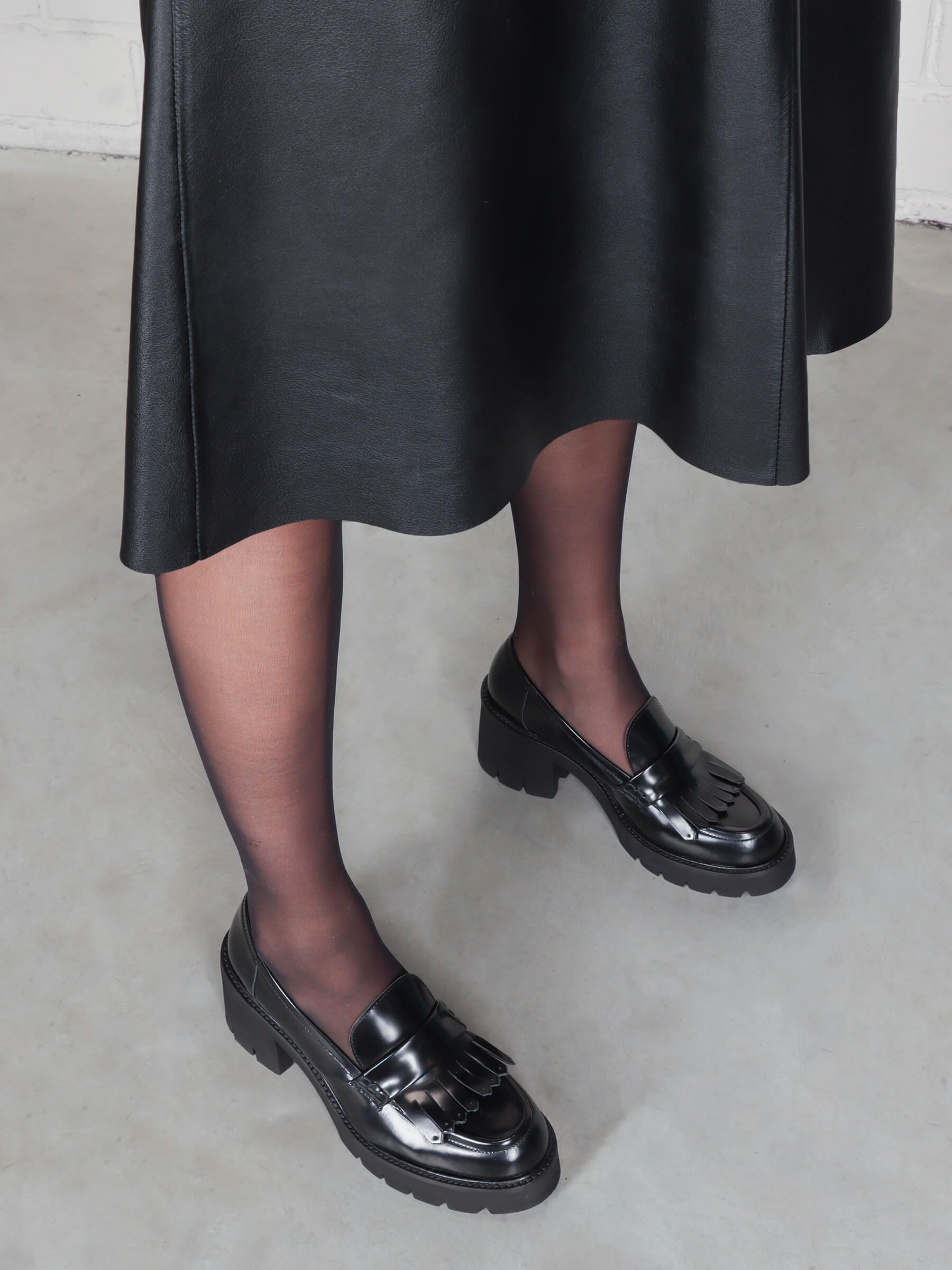 Penny-Loafer schwarz 50 mm