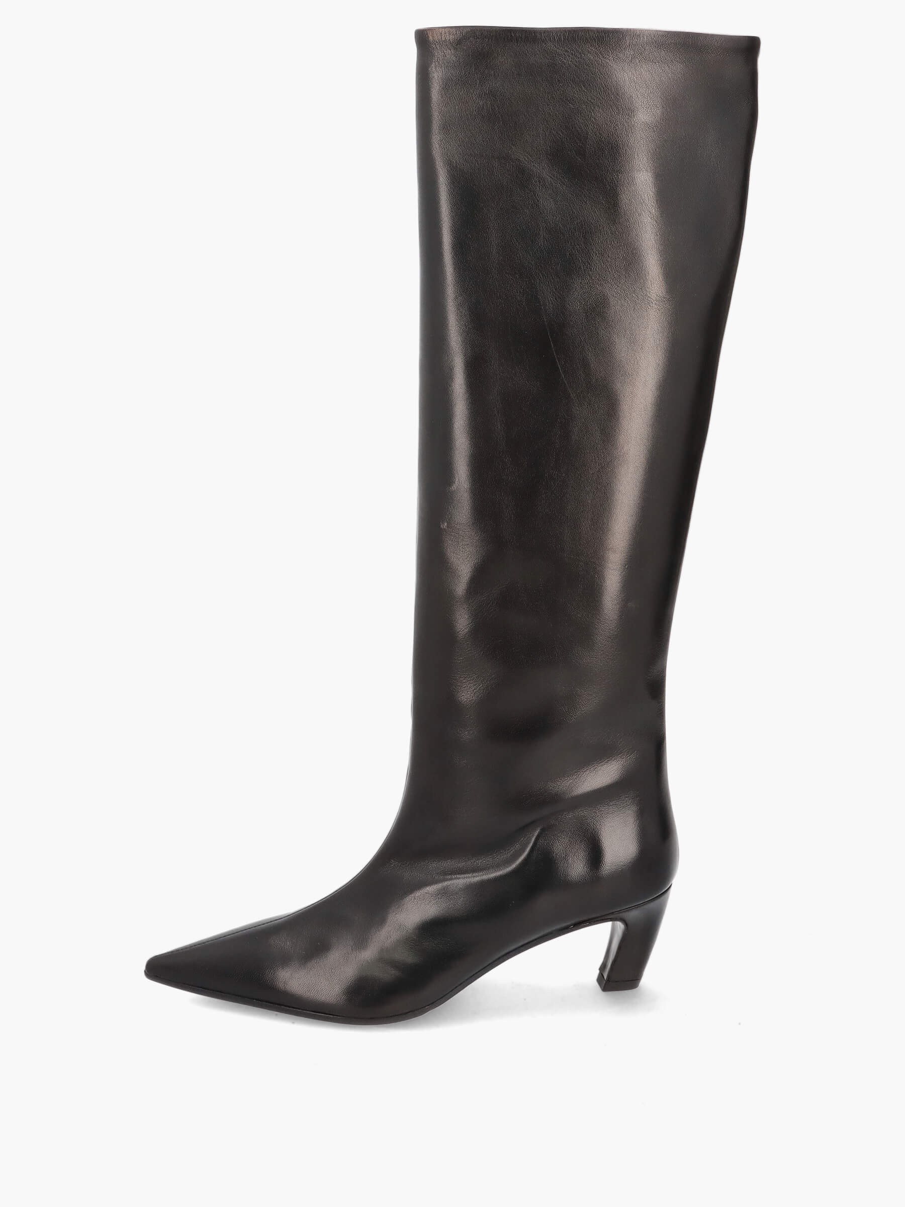 Stiefel schwarz 50 mm, Schuhwerk, Schuh, Stiefel, Reitstiefel, Hoher Absatz