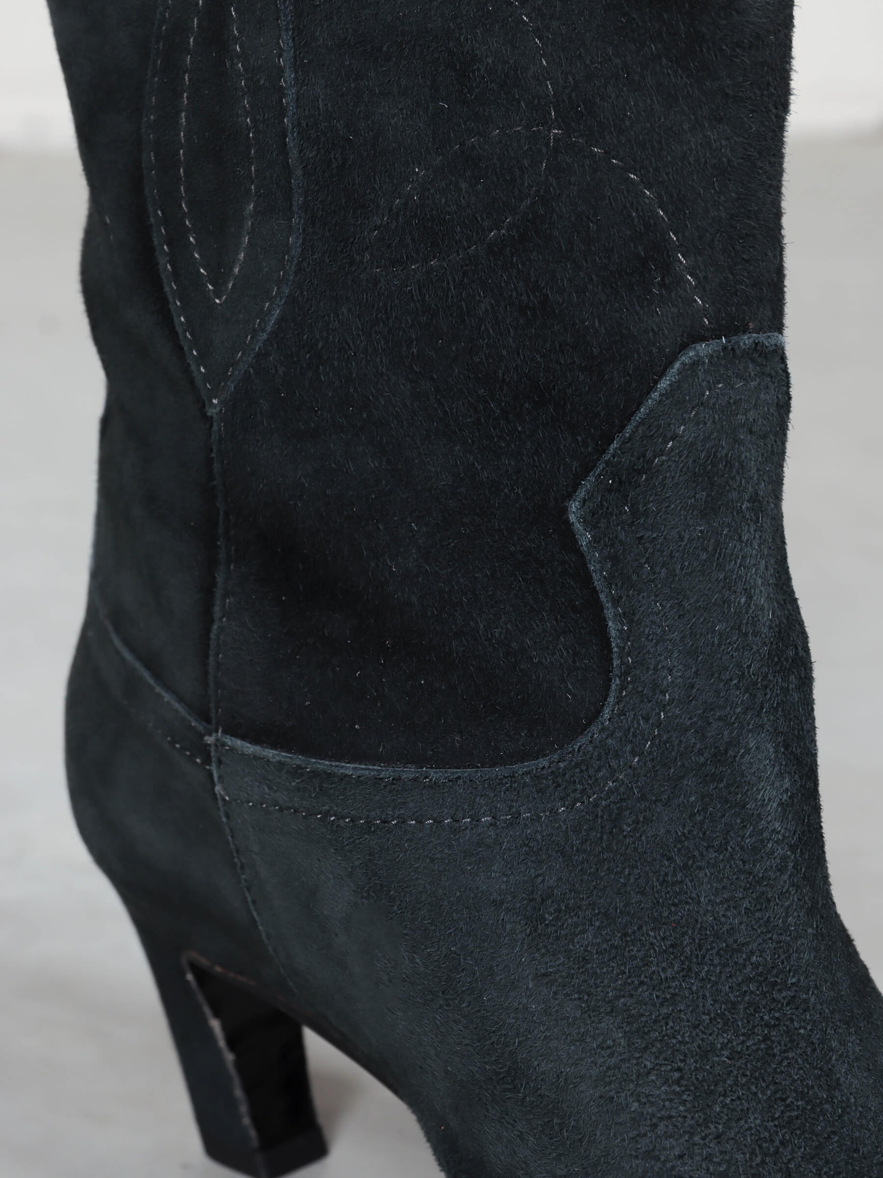 Cowboy boots dunkelgrau 50 mm